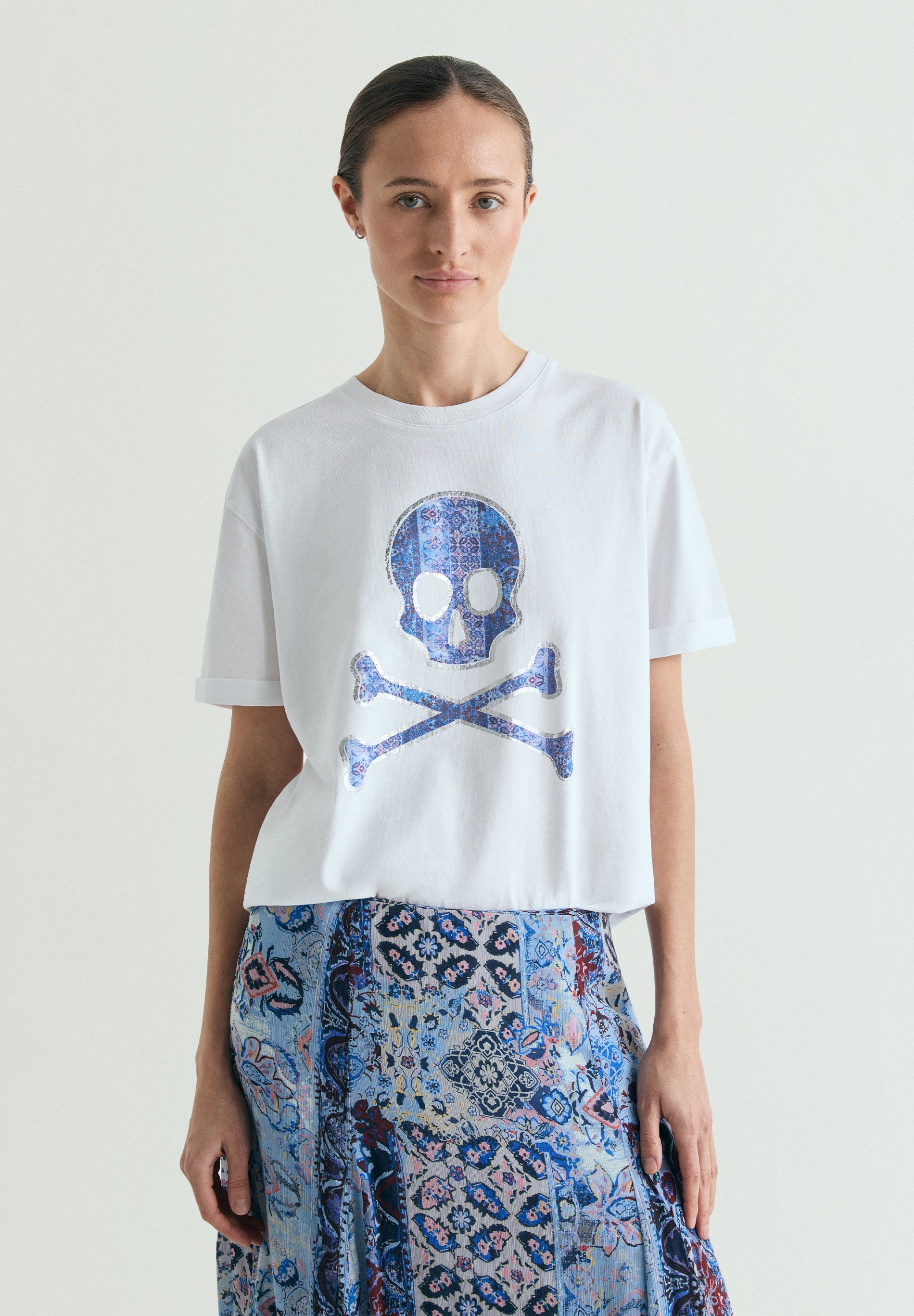 T-SHIRT SKULL IMPRIMÉ