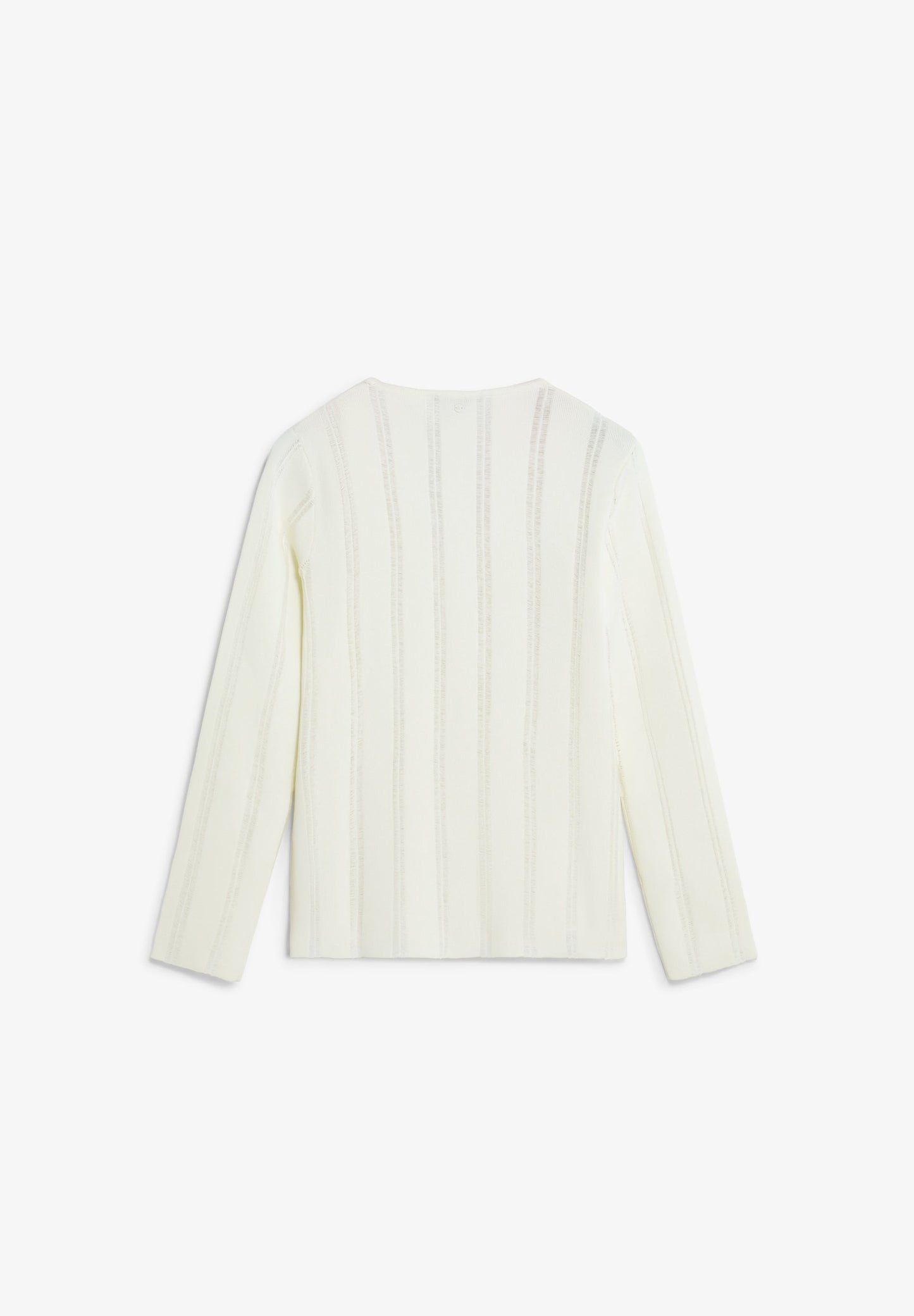 BIAS-CUT KNIT CARDIGAN