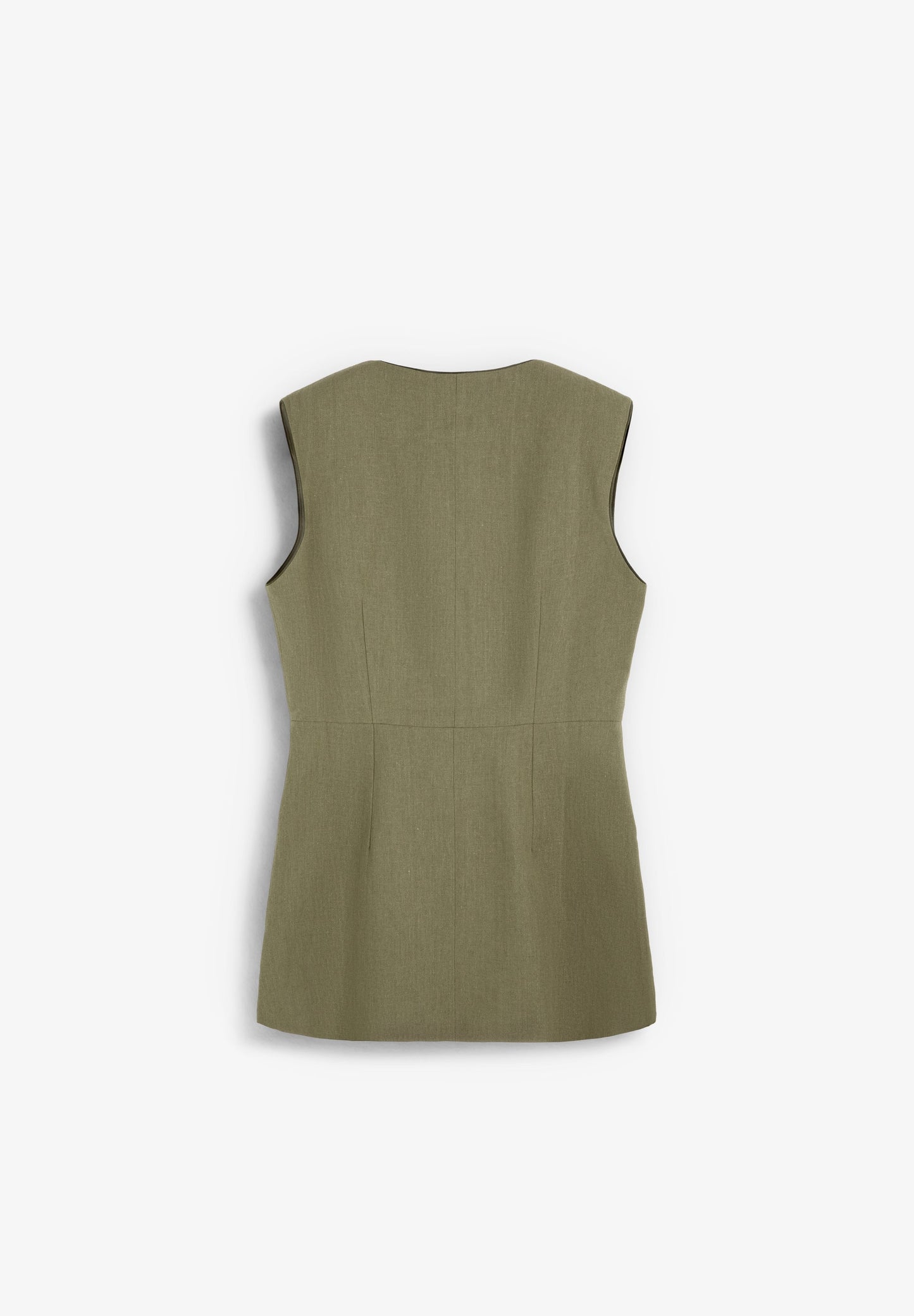 WAISTCOAT WITH CONTRAST SEAMS