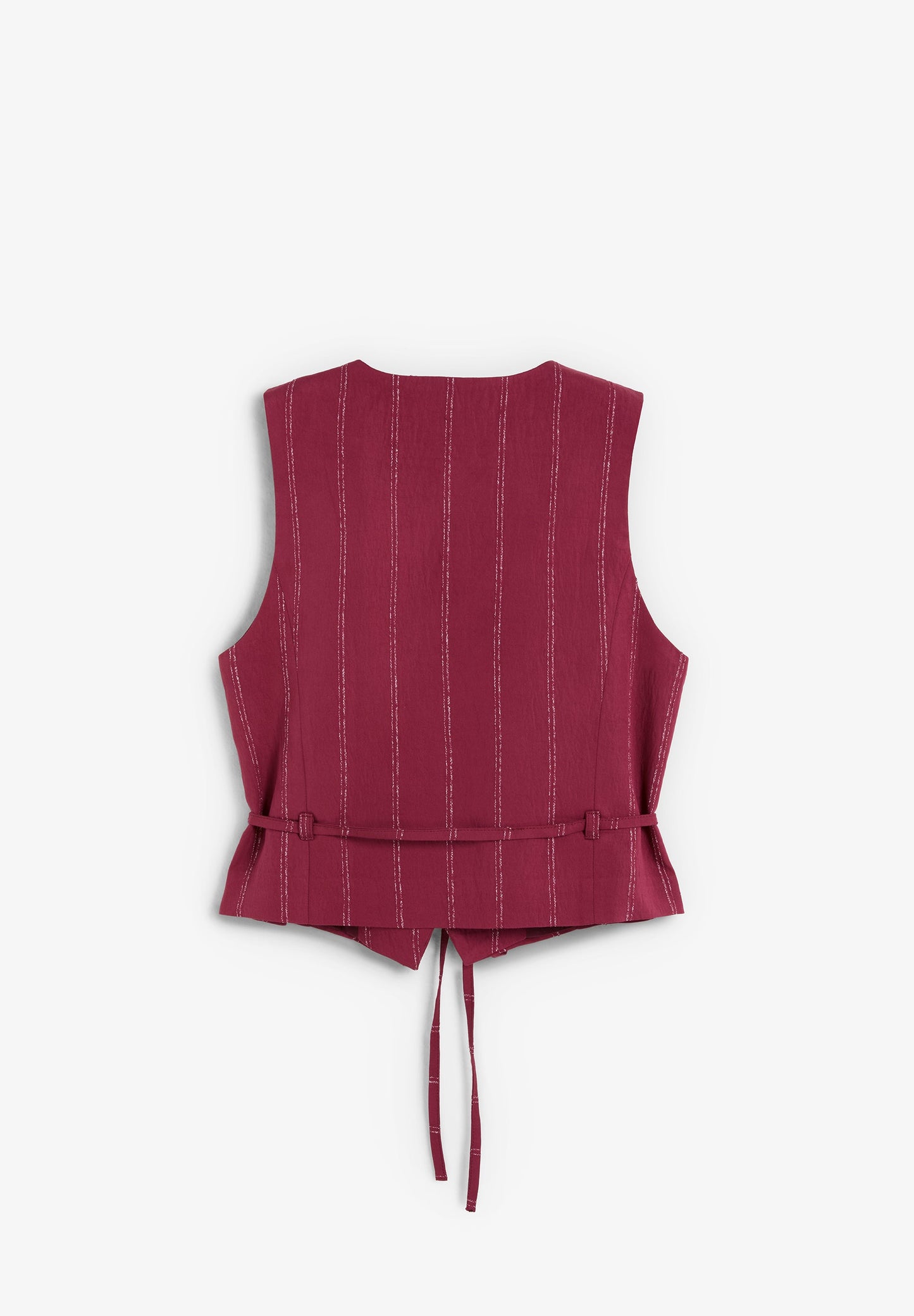 LONG DOUBLE-BREASTED WAISTCOAT