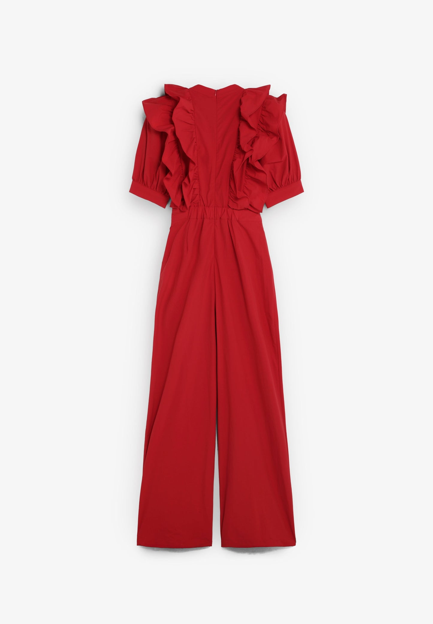 LONG JUMPSUIT WITH RUFFLES