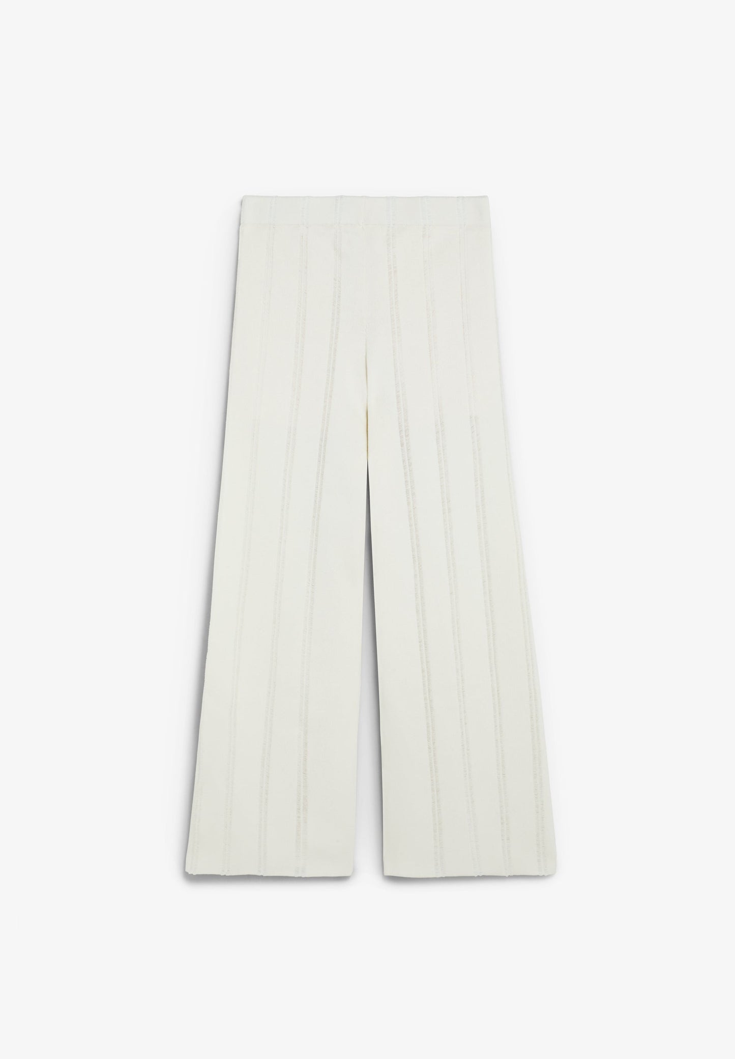 TROUSERS WITH RIBBED DETAIL