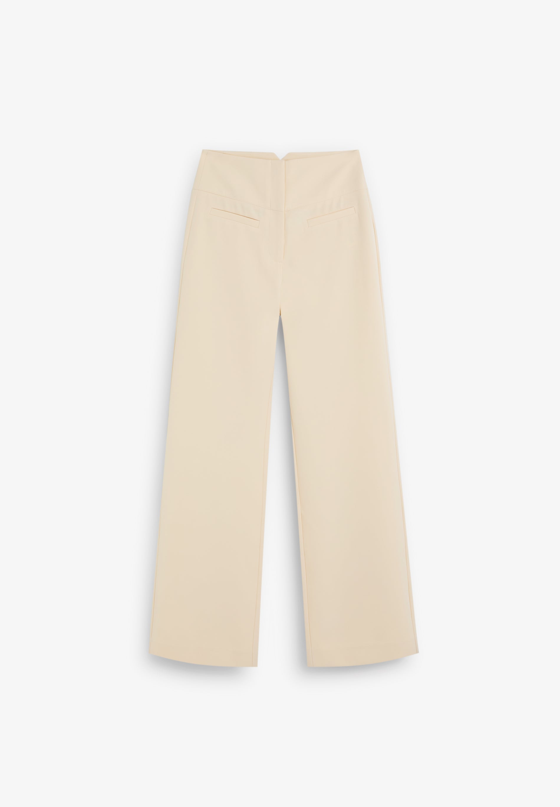 FLOWING TROUSERS WAISTBAND DETAIL