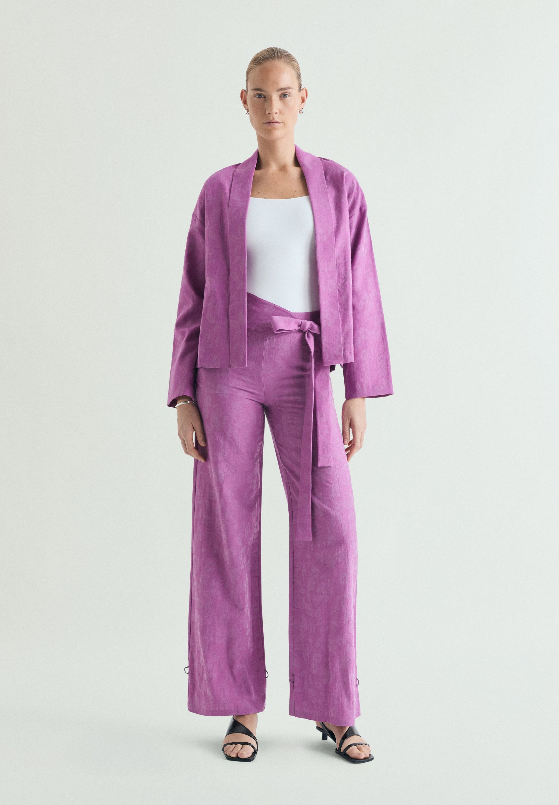 JACQUARD TROUSERS