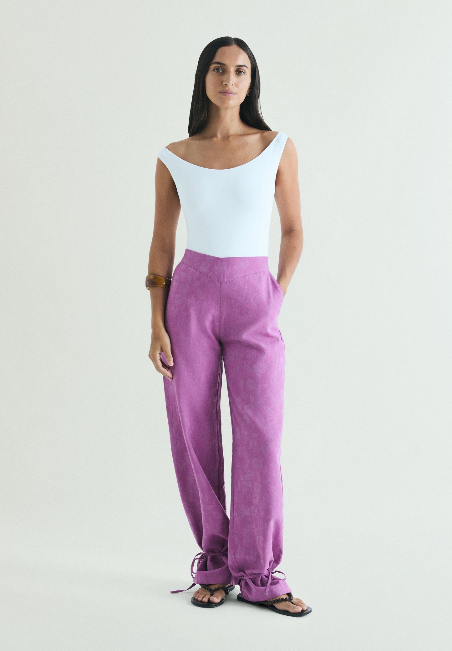 PANTALONI JACQUARD