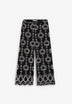 TROUSERS WITH CONTRAST EMBROIDERY