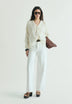CONTRAST SEAM JEANS