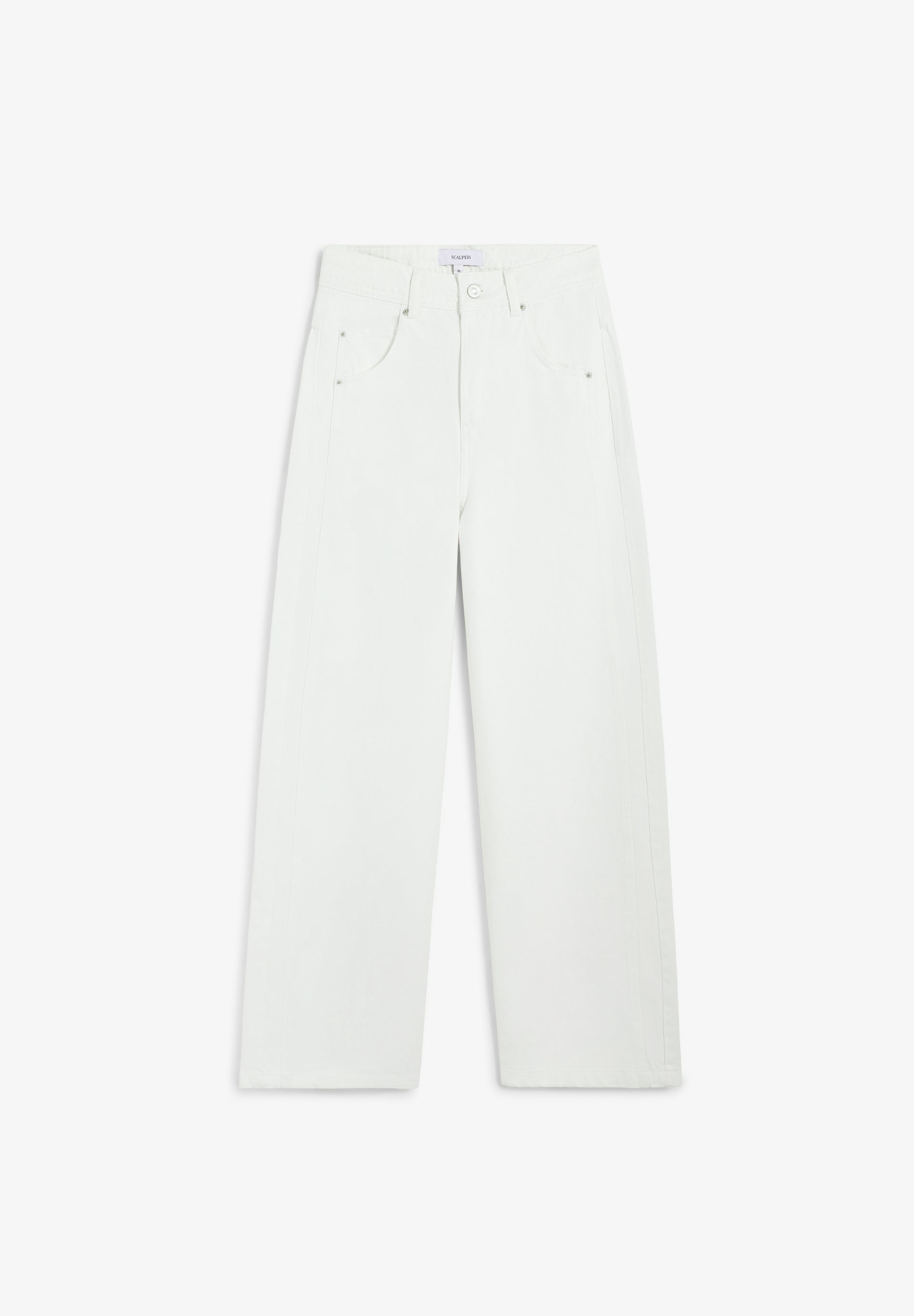 CONTRAST SEAM JEANS