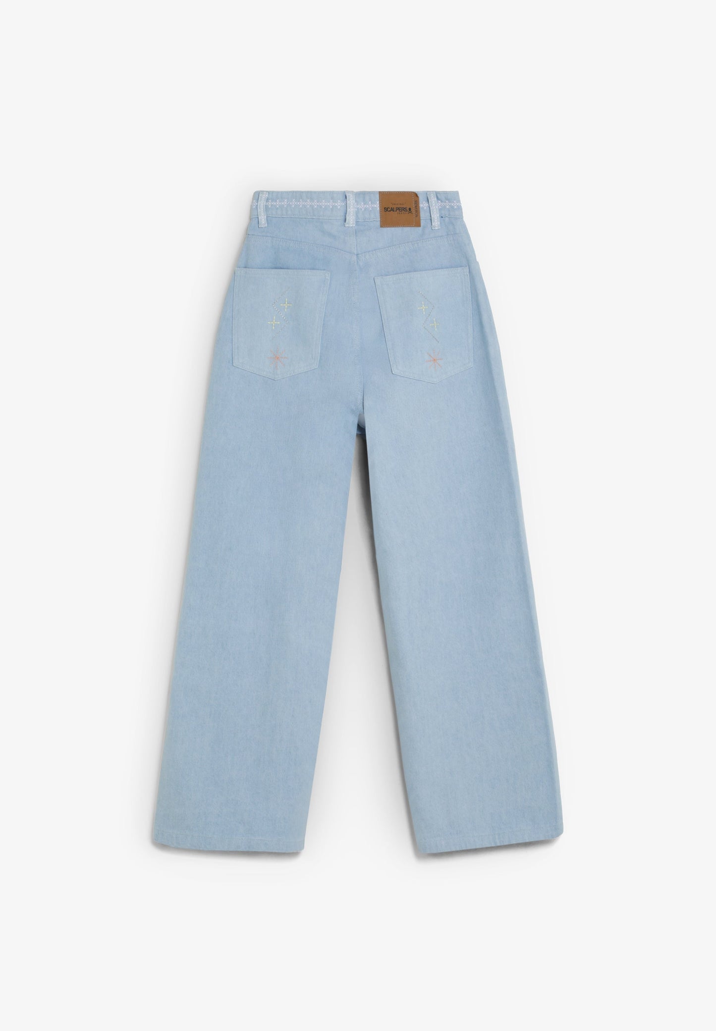 SCCROSS ETNIC STITCH DENIM PANT