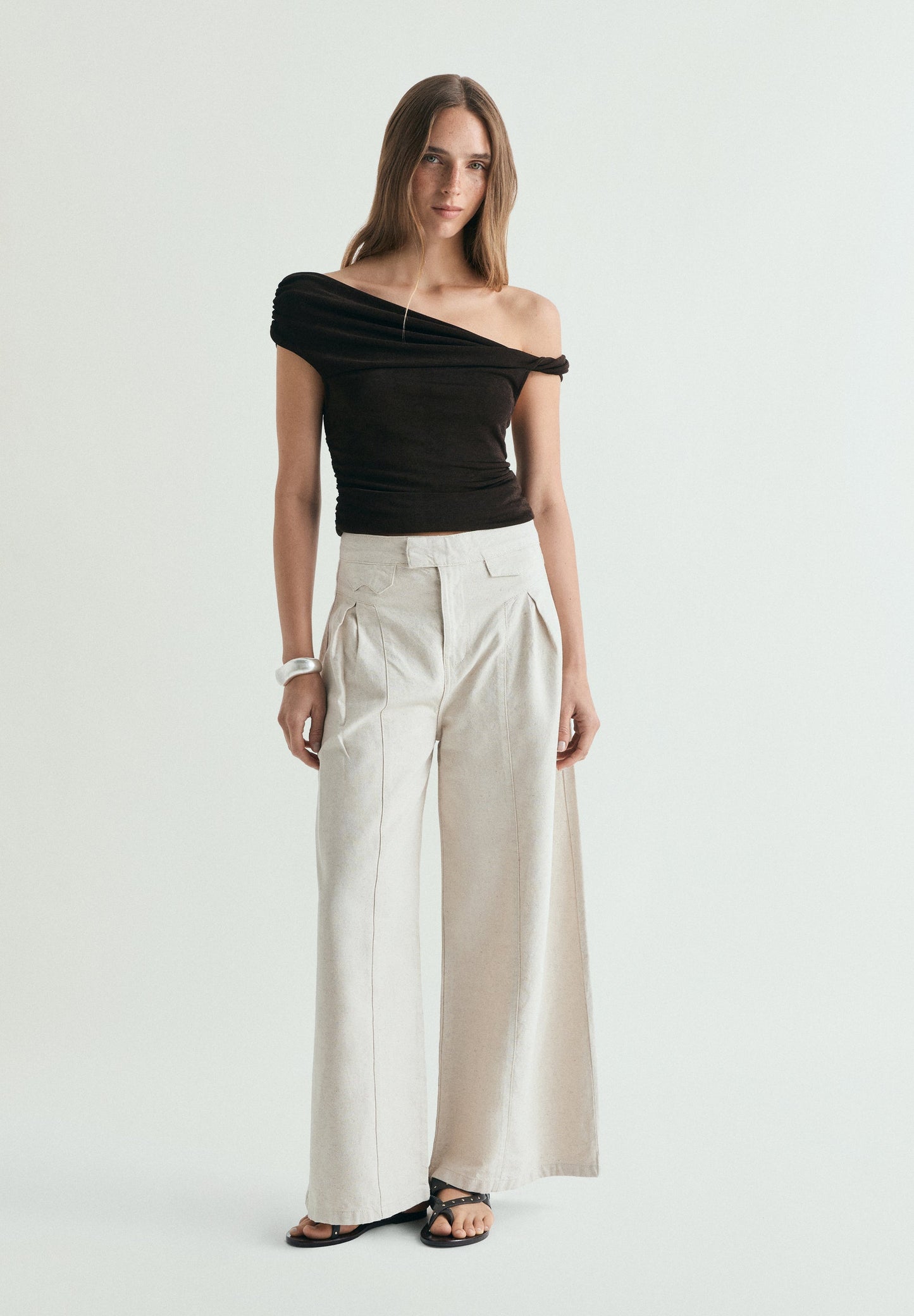 PANTALONI RUSTICI WIDE LEG