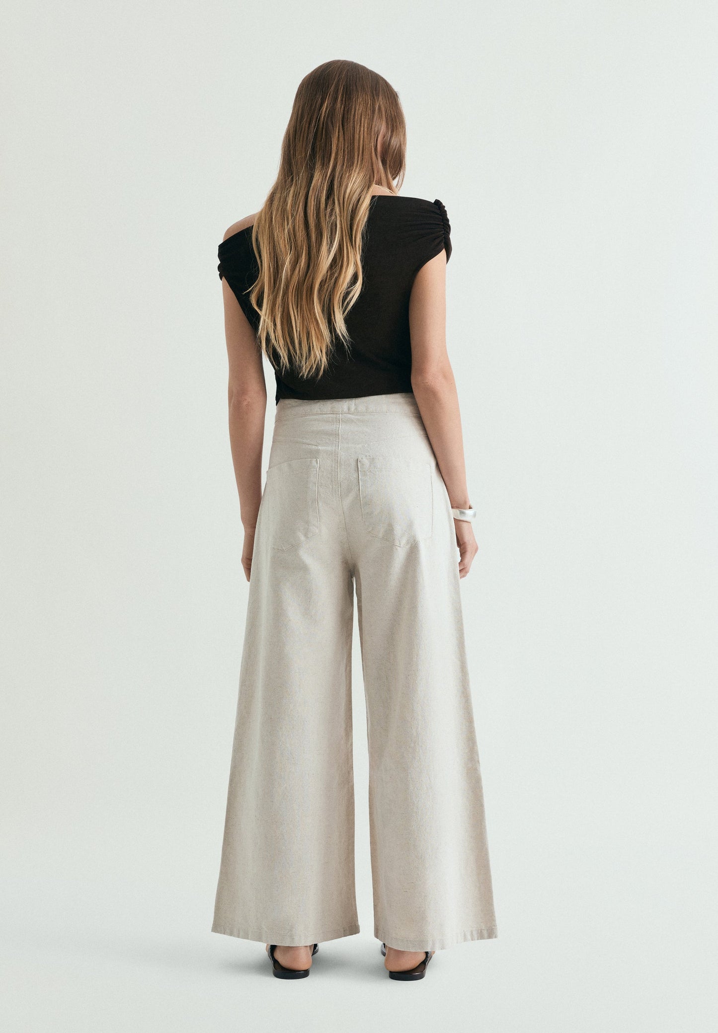 PANTALONI RUSTICI WIDE LEG