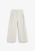 WIDE LEG RUSTIC TROUSERS
