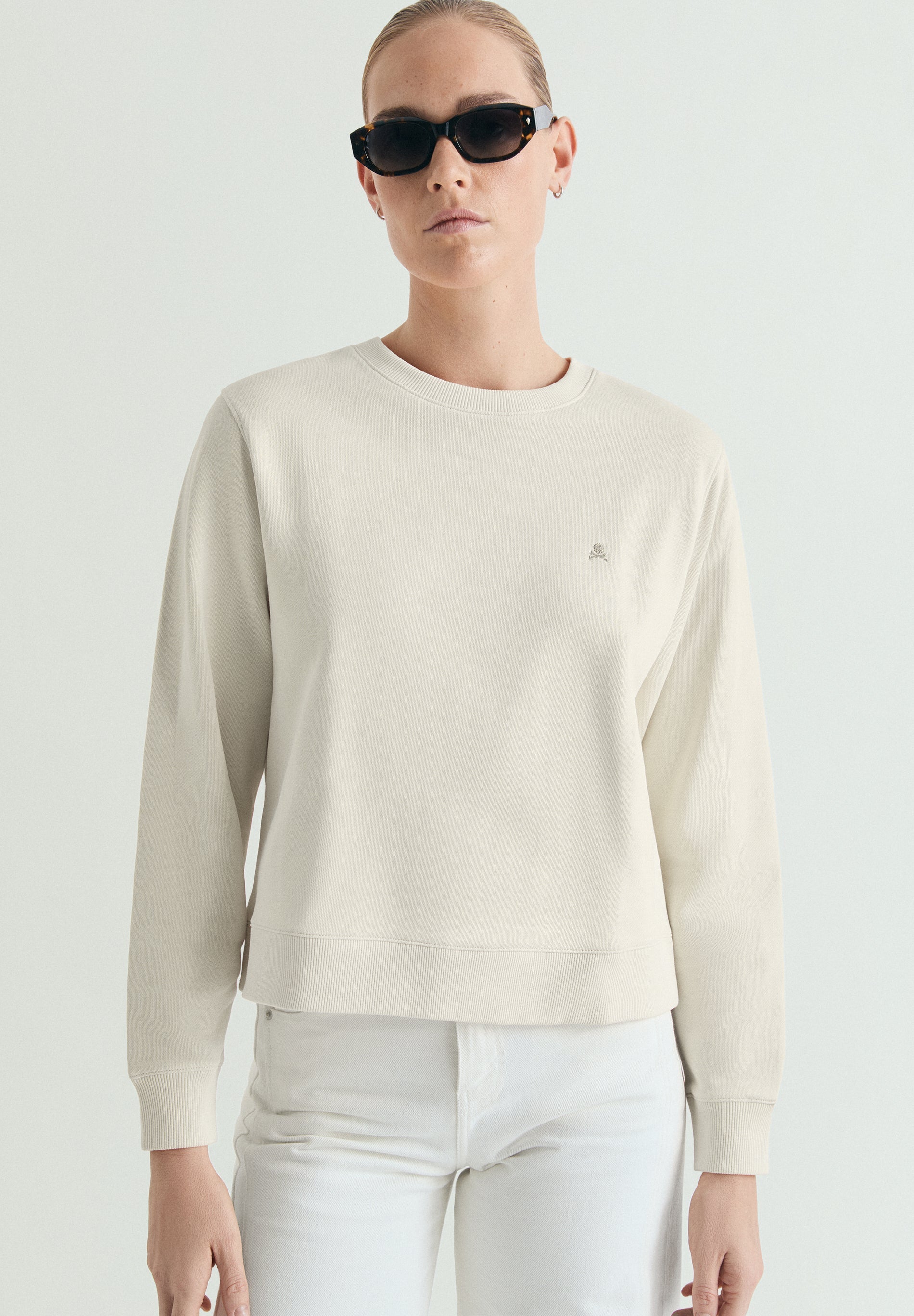 BASIC SKULL SWEATSHIRT