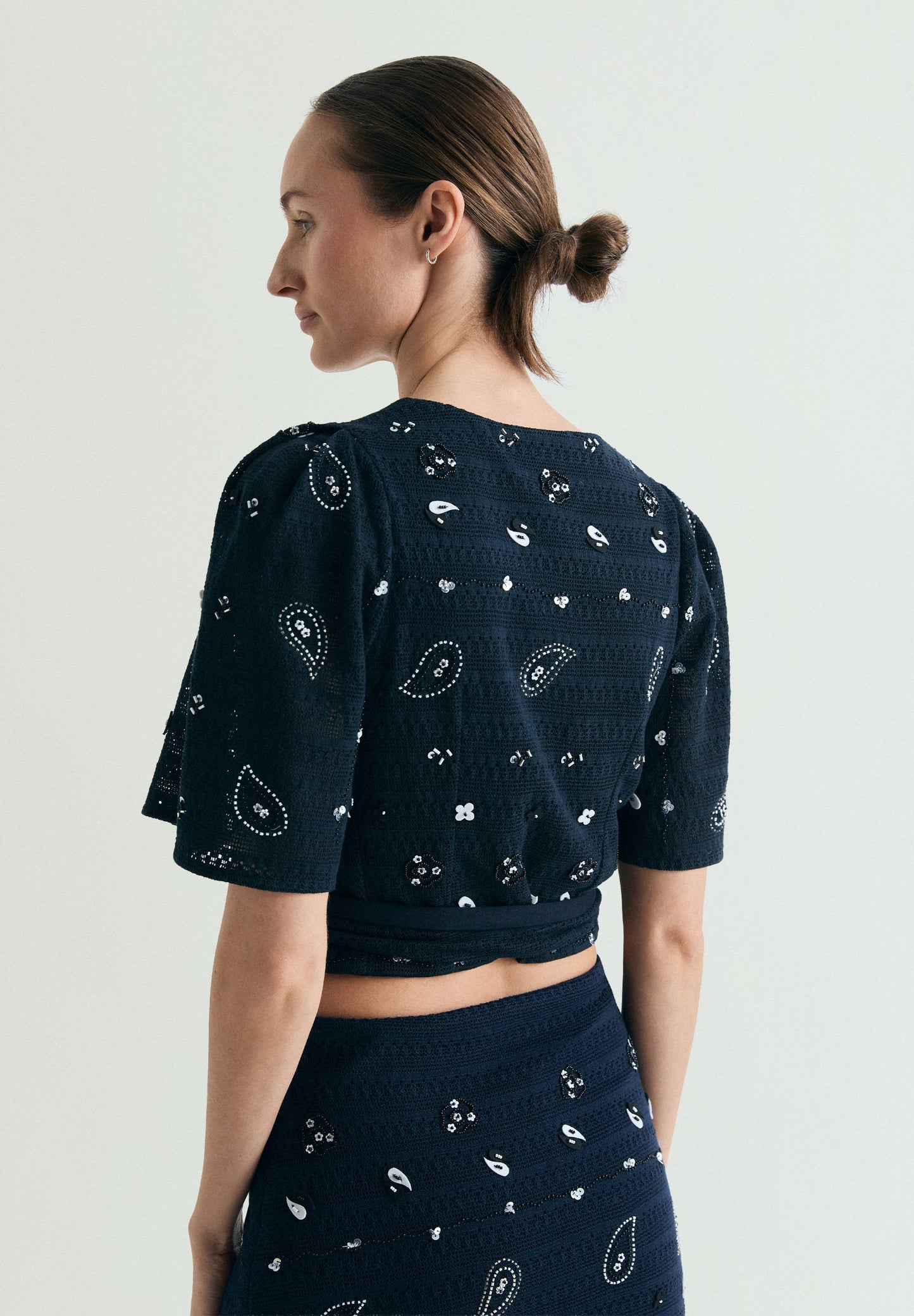 STRICKTOP MIT STRASS