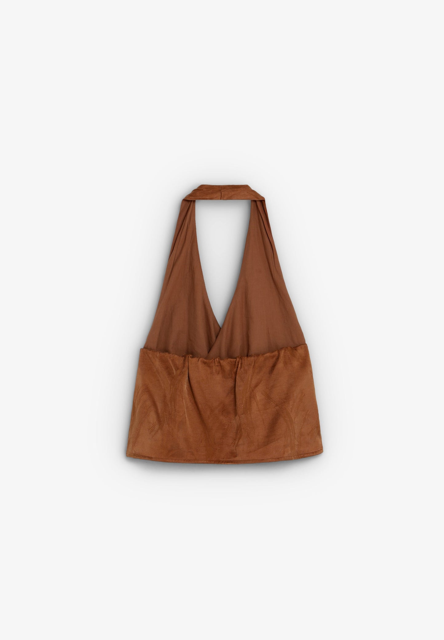 JACQUARD HALTER TOP
