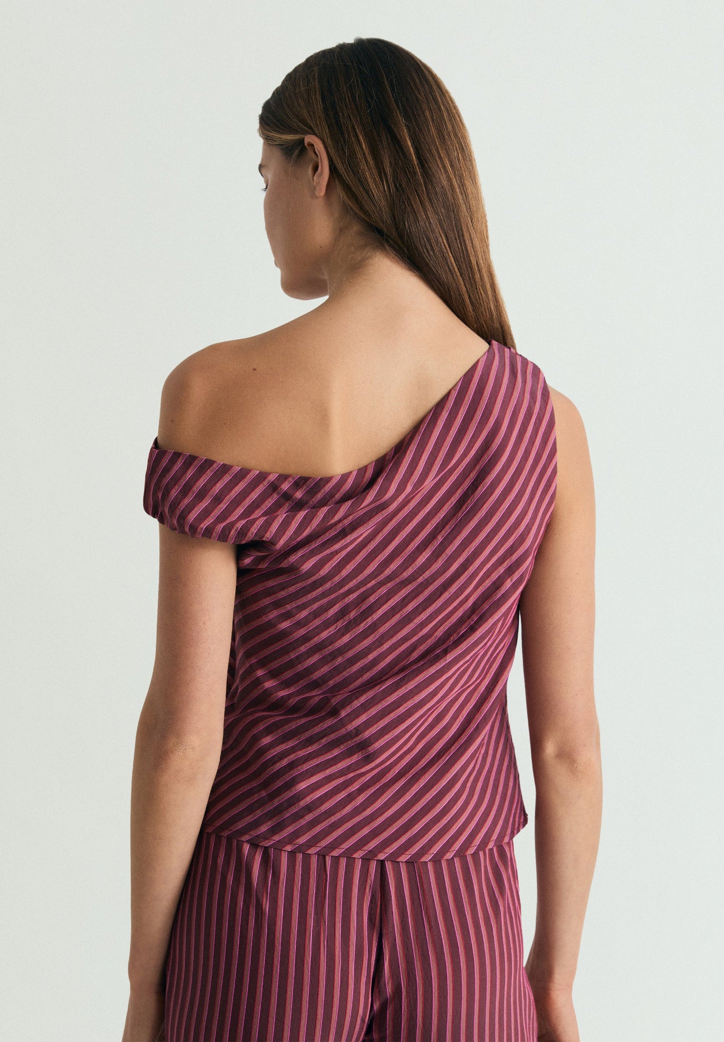 STRIPED ASYMMETRIC TOP