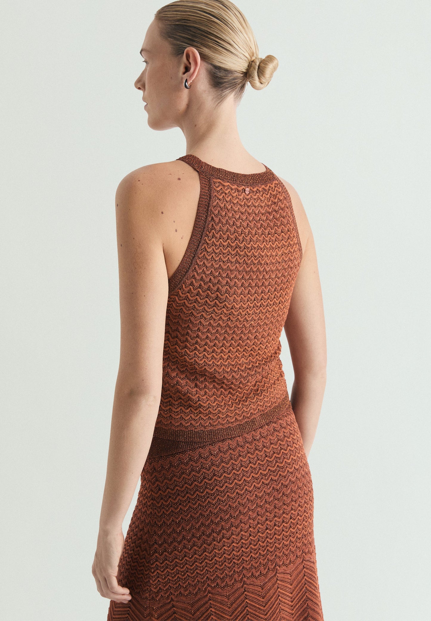 TOP IN MAGLIA FILO LAMÈ