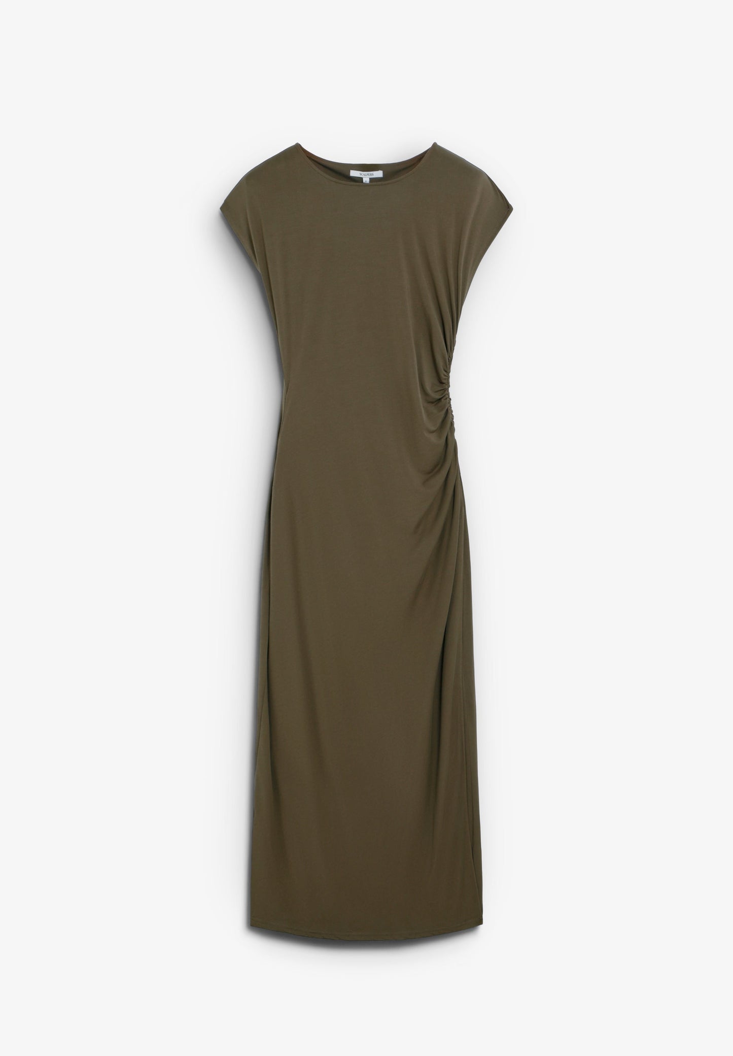 ROBE CUPRO DRAPÉE