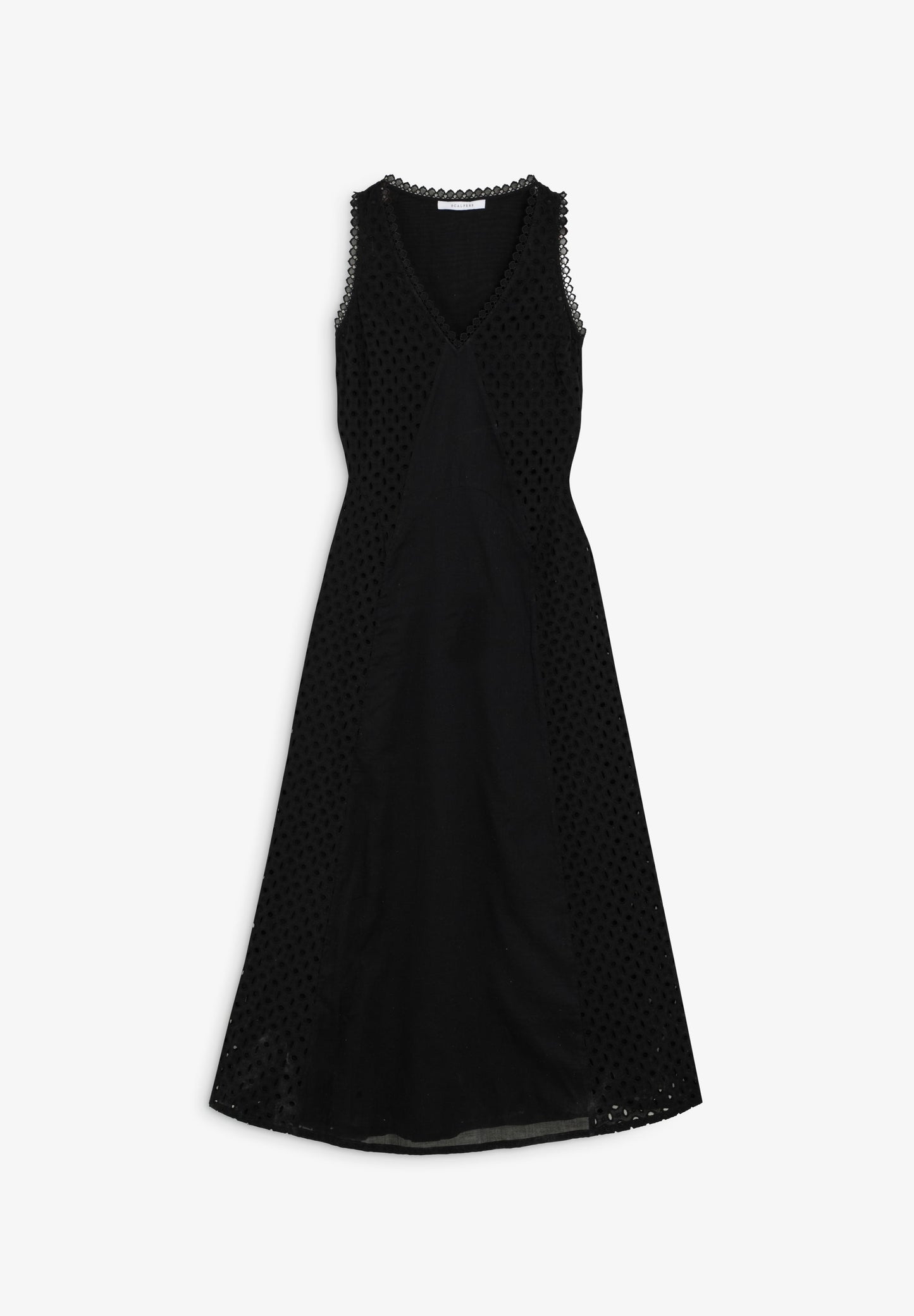 EMBROIDERED OPENWORK DRESS