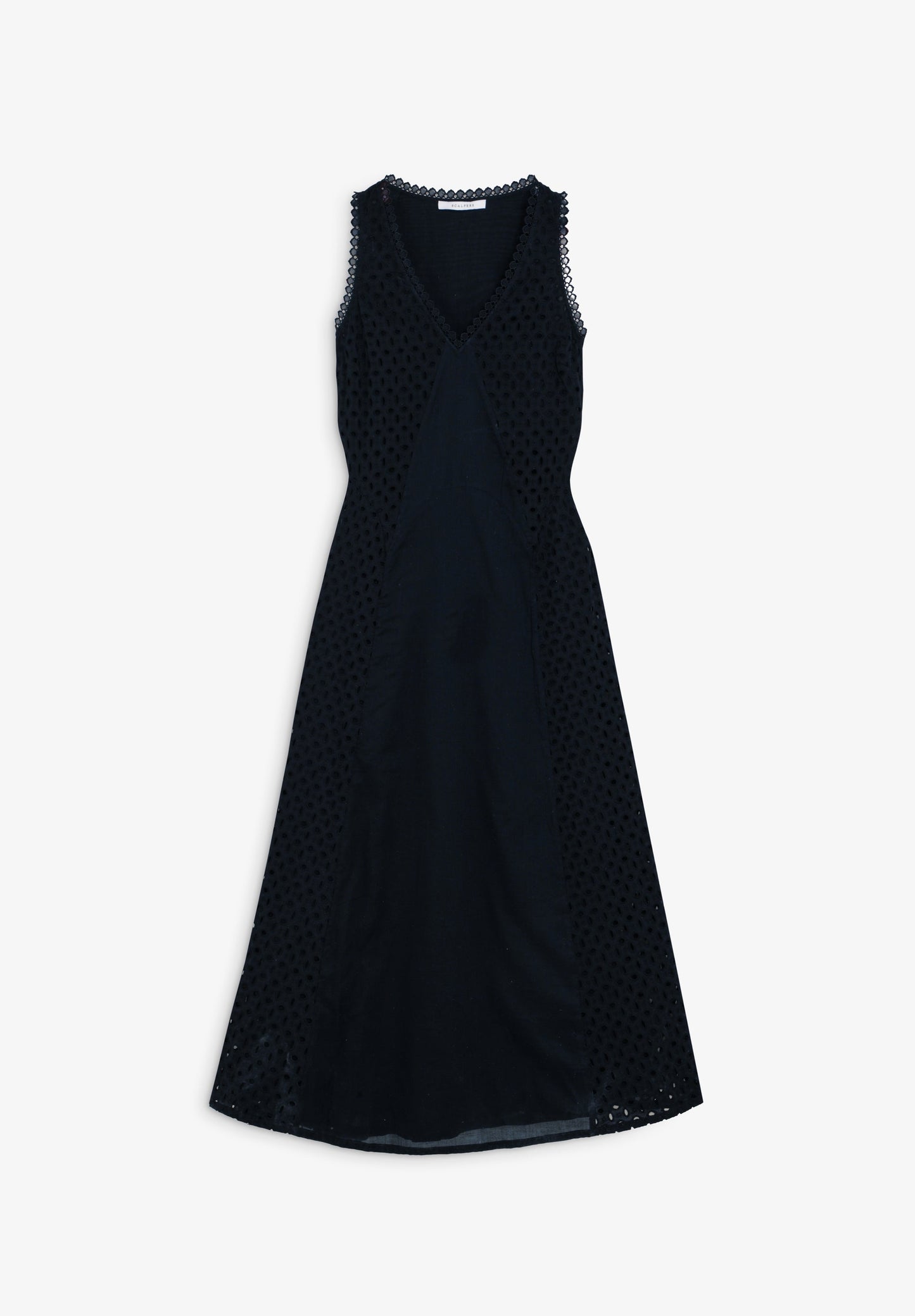 EMBROIDERED OPENWORK DRESS