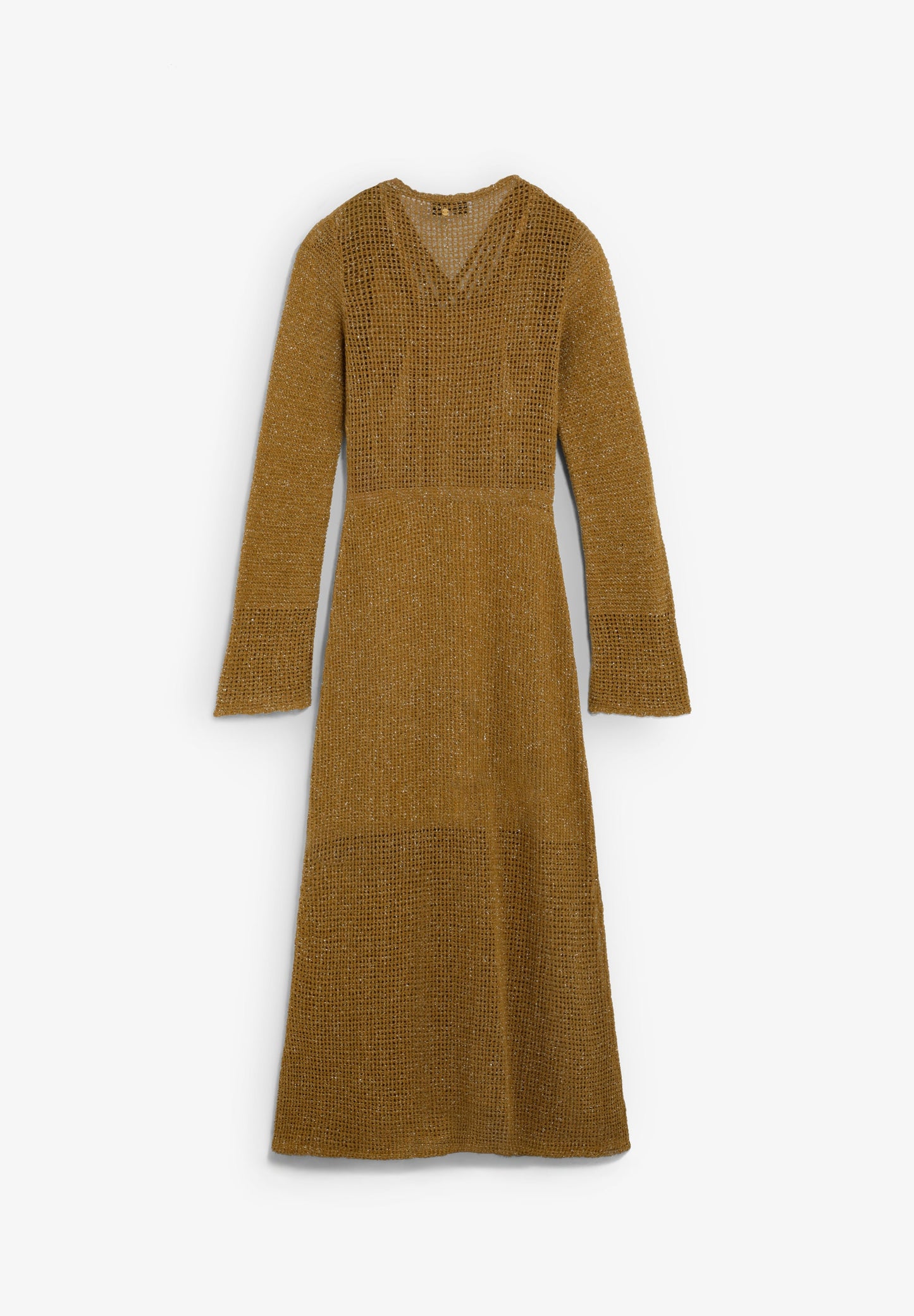 STRICKKLEID MIT LAMÉFÄDEN