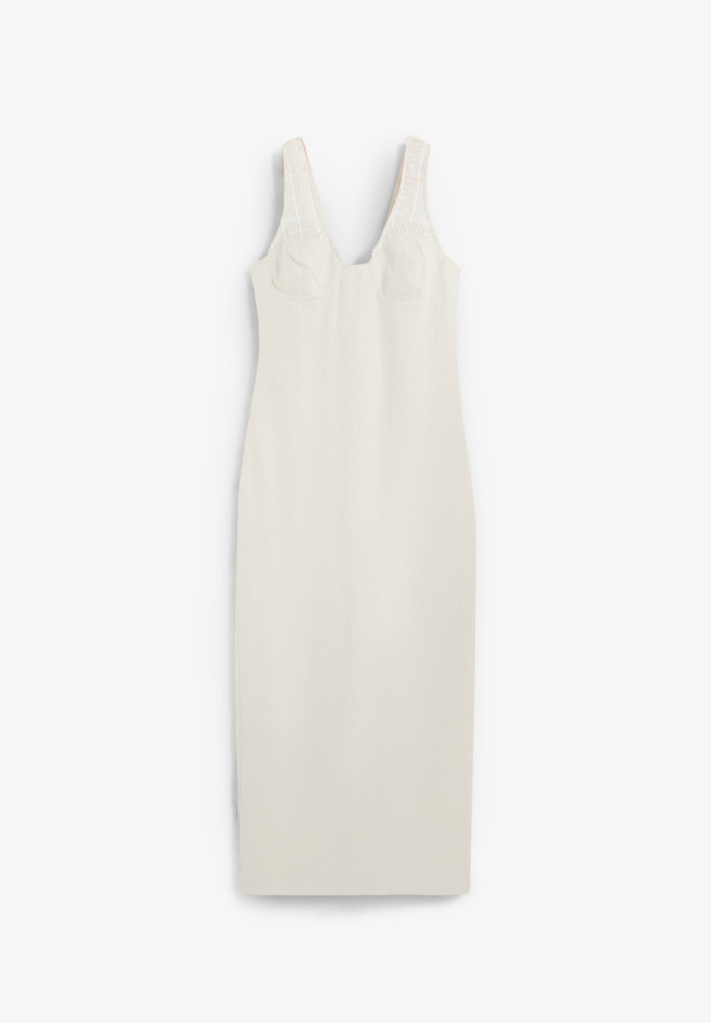 LINEN MIDI DRESS