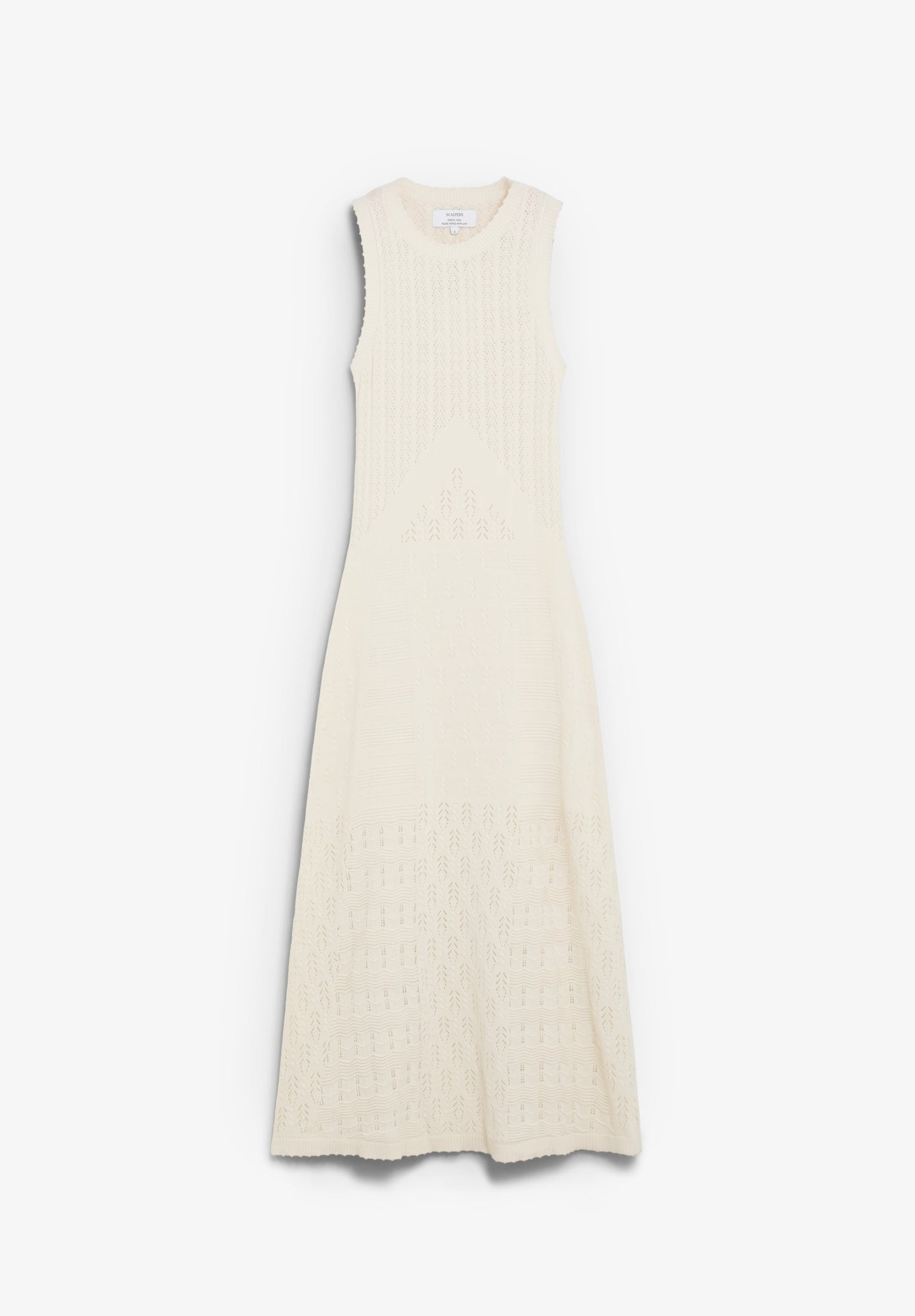 OPENWORK KNIT DRESS