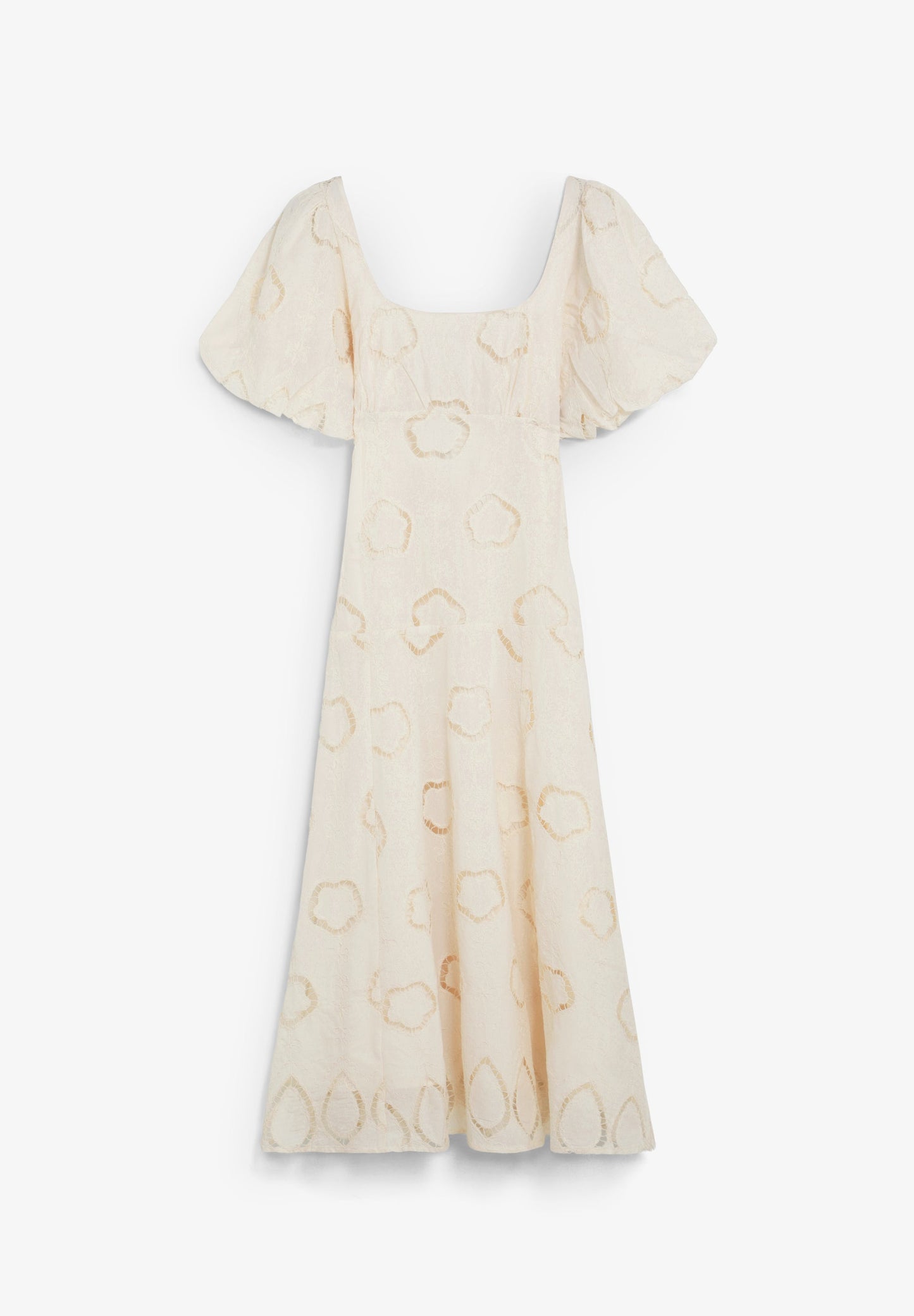 PUFF SLEEVE MIDI DRESS¡