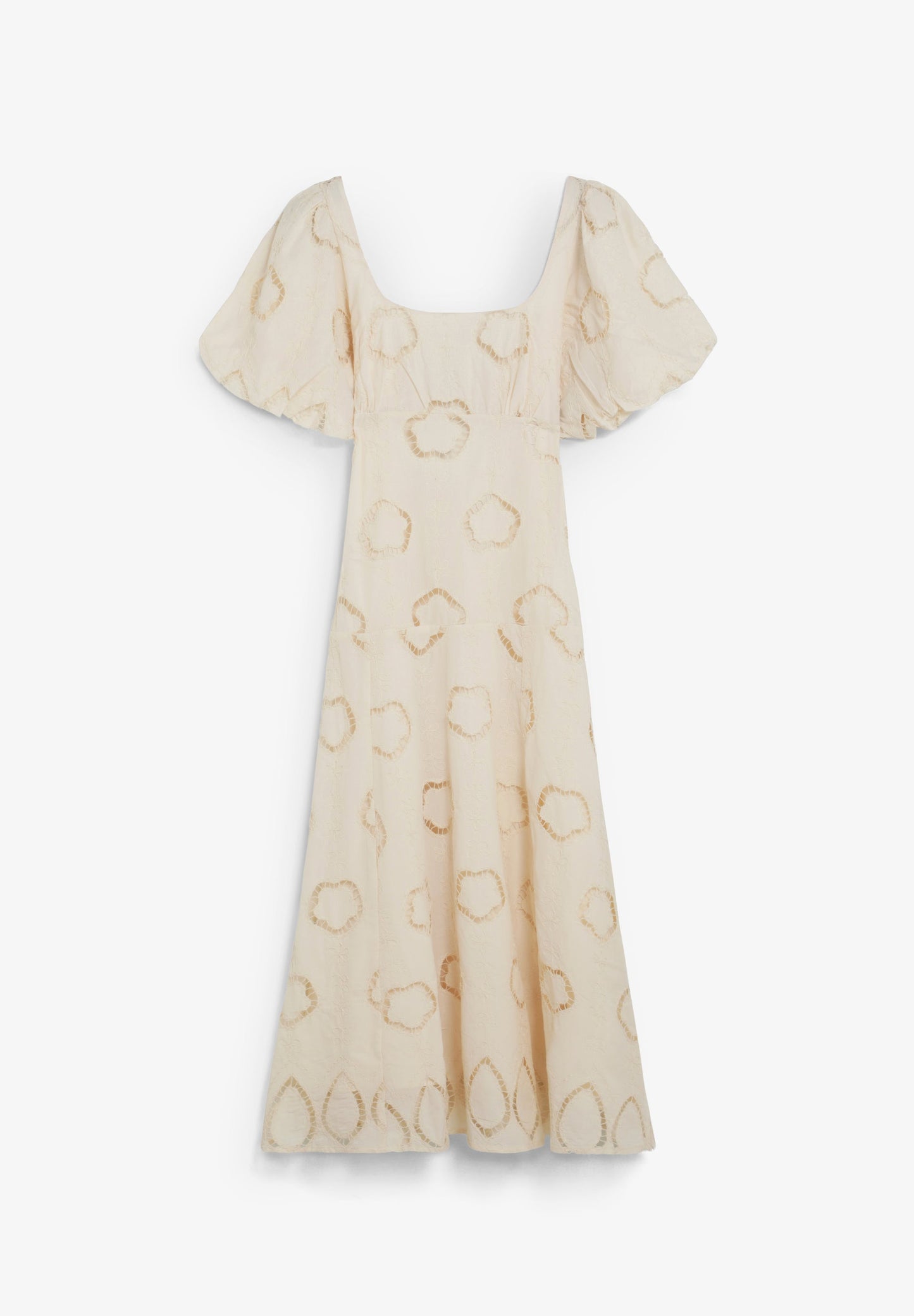 PUFF SLEEVE MIDI DRESS¡