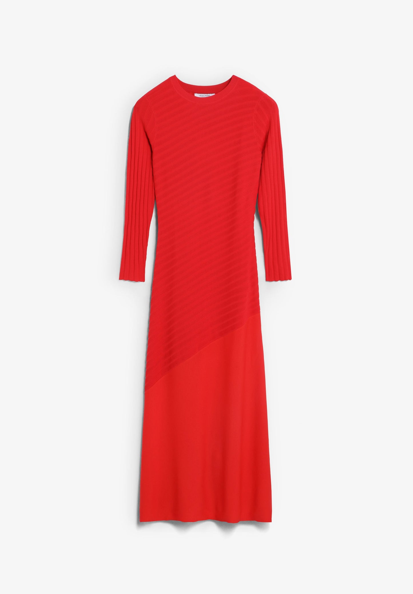 STRIPED KNIT DRESS