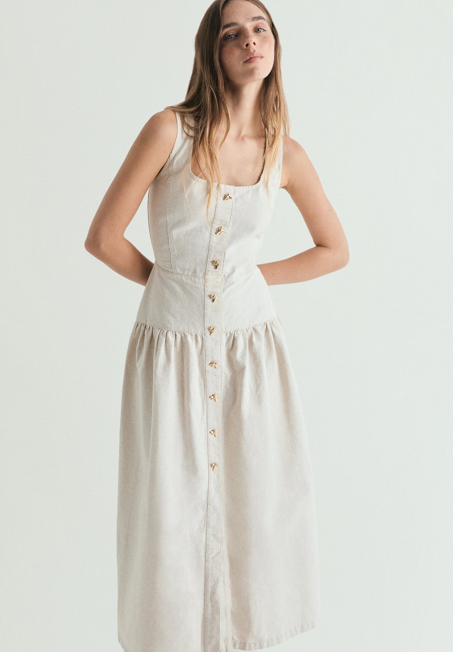 ROBE DENIM BOUTONS