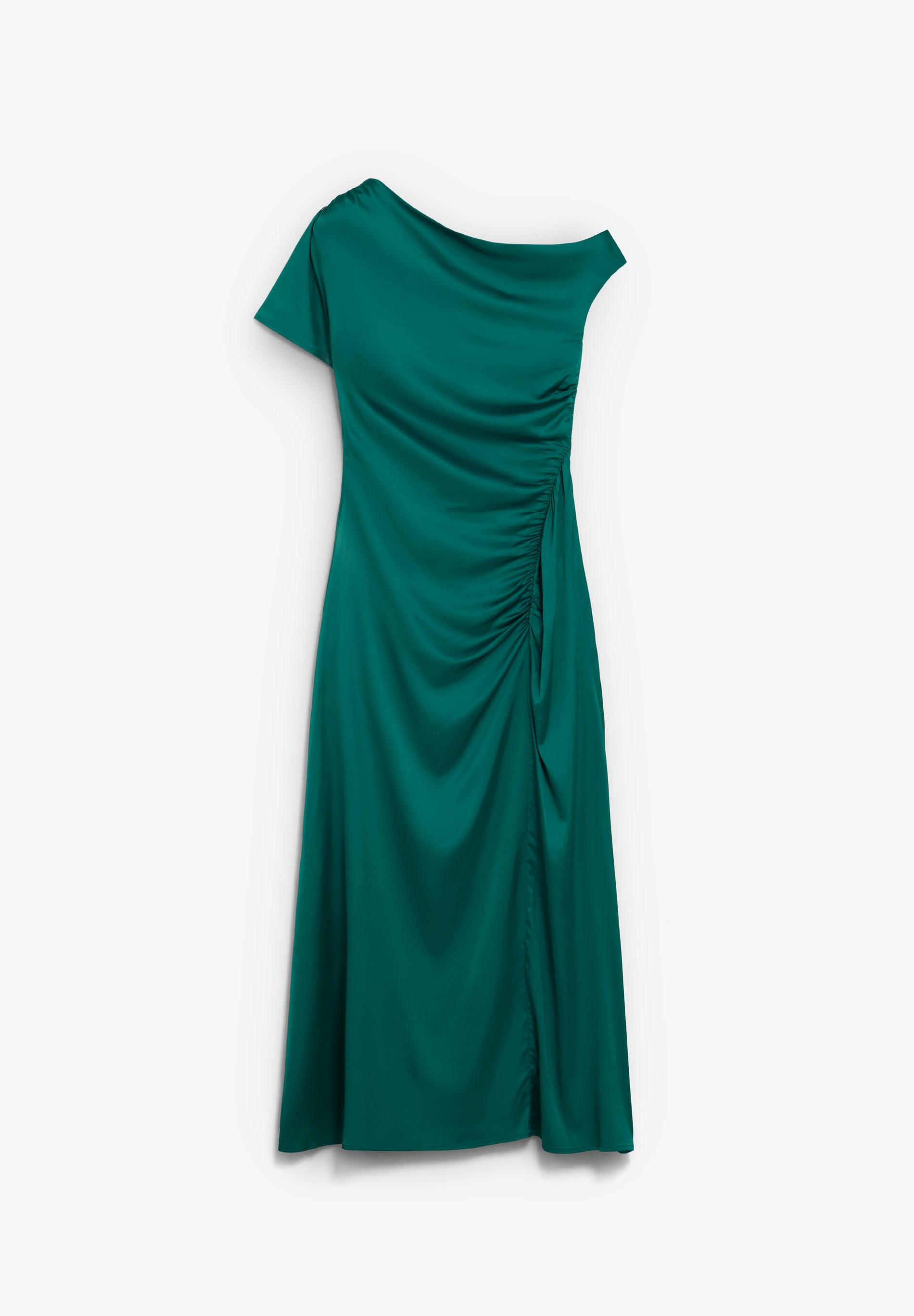 SATIN ASYMMETRIC DRESS