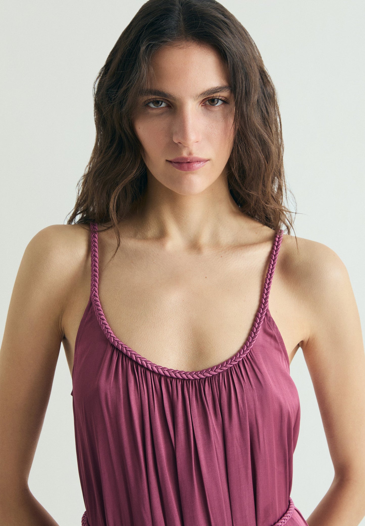 SCSLIP BRAID LACE DRESS