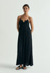 VESTITO MIDI CON DETTAGLIO FLOREALE