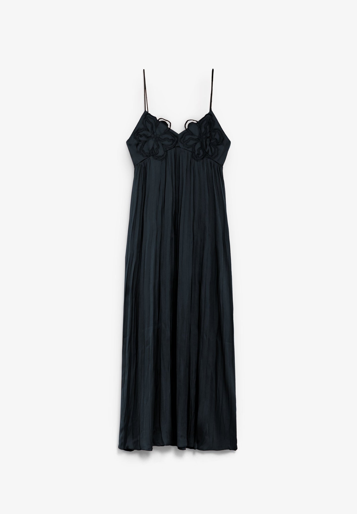 VESTITO MIDI CON DETTAGLIO FLOREALE