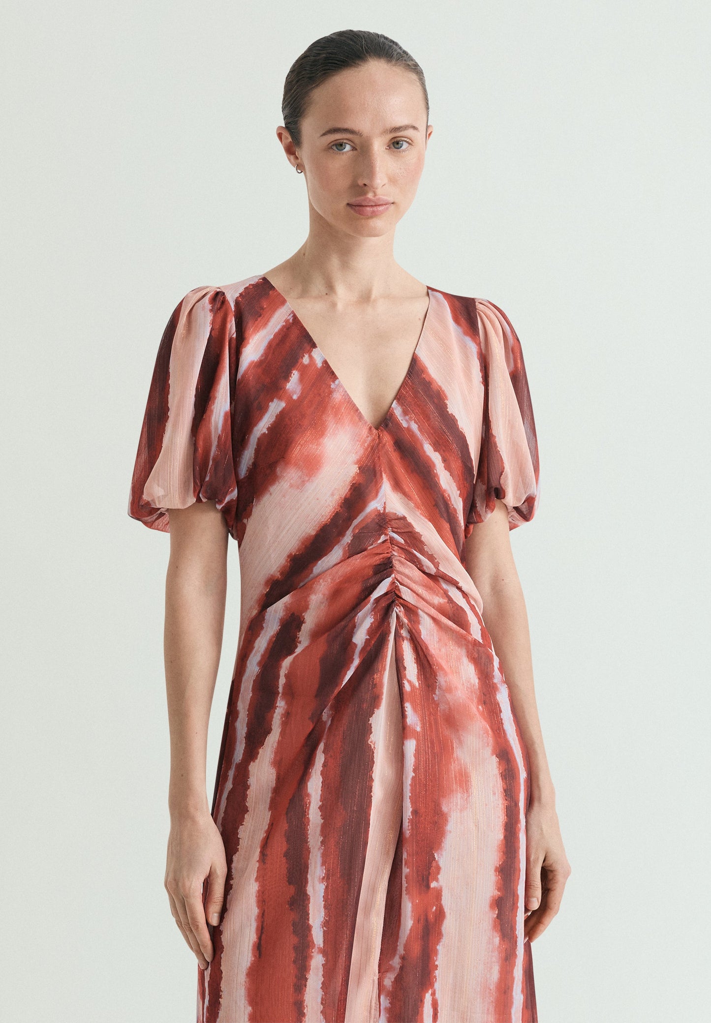 TIE-DYE PRINT DRESS
