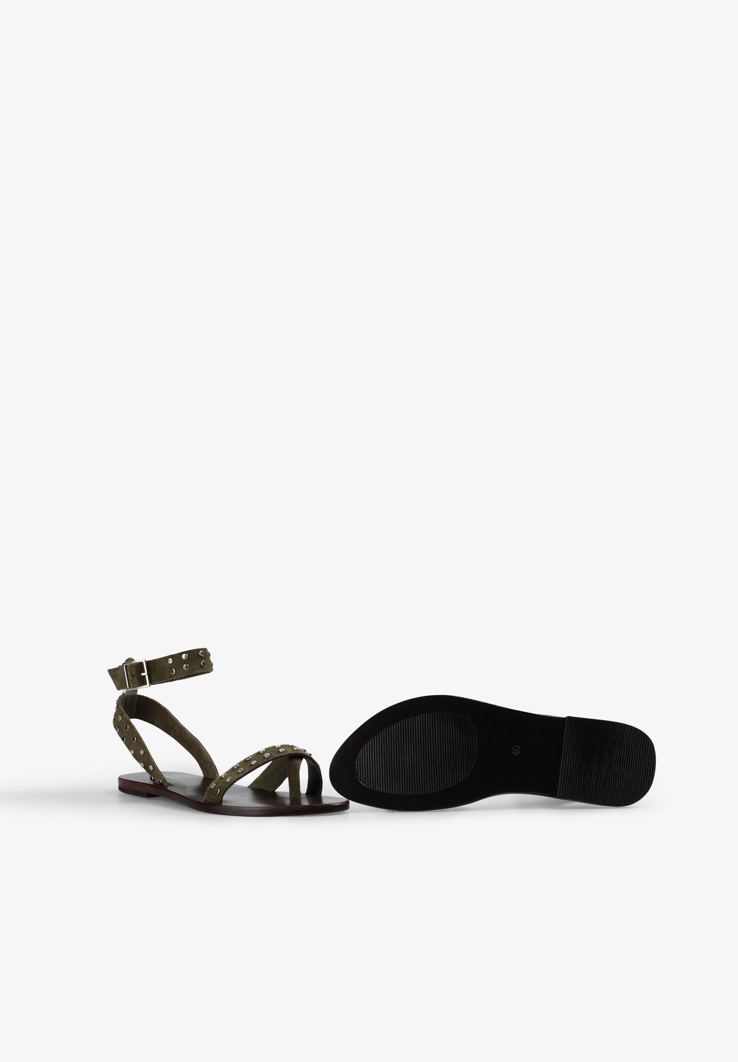 FLAT CRISS-CROSS SANDALS