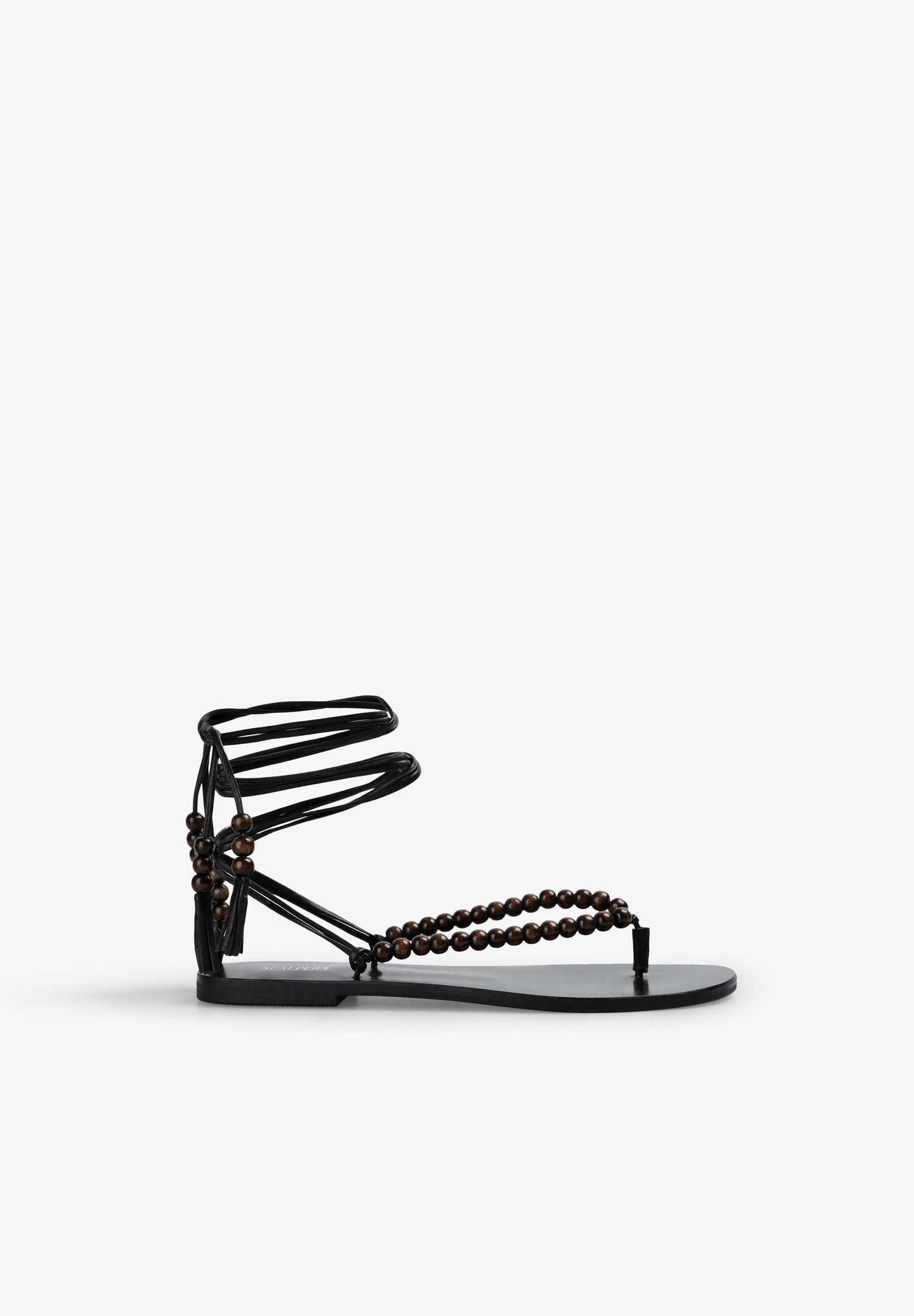 SANDALEN AUS LEDER MIT NIETEN