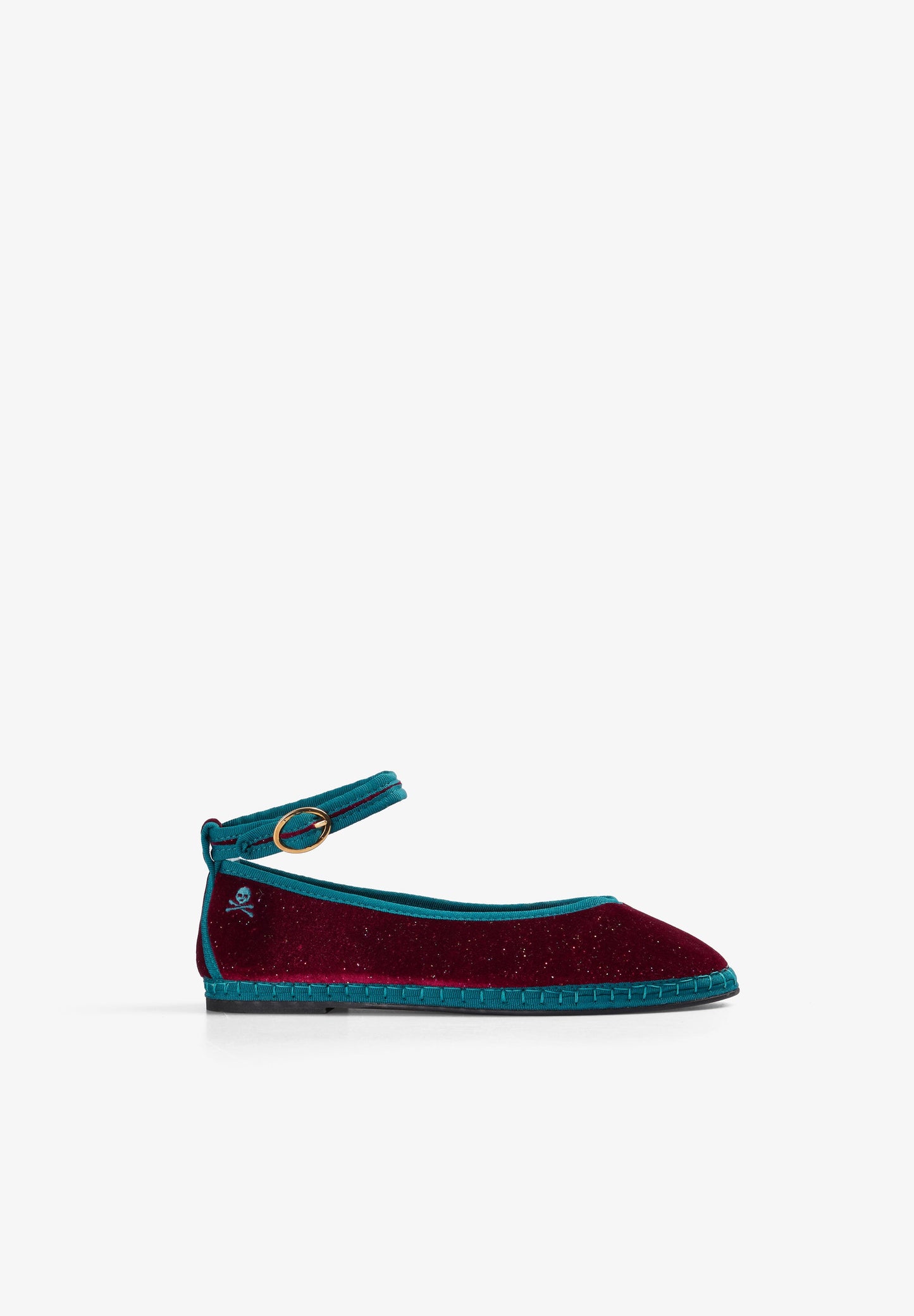 SCVELVET ANKLESTRAP V SLIPPER