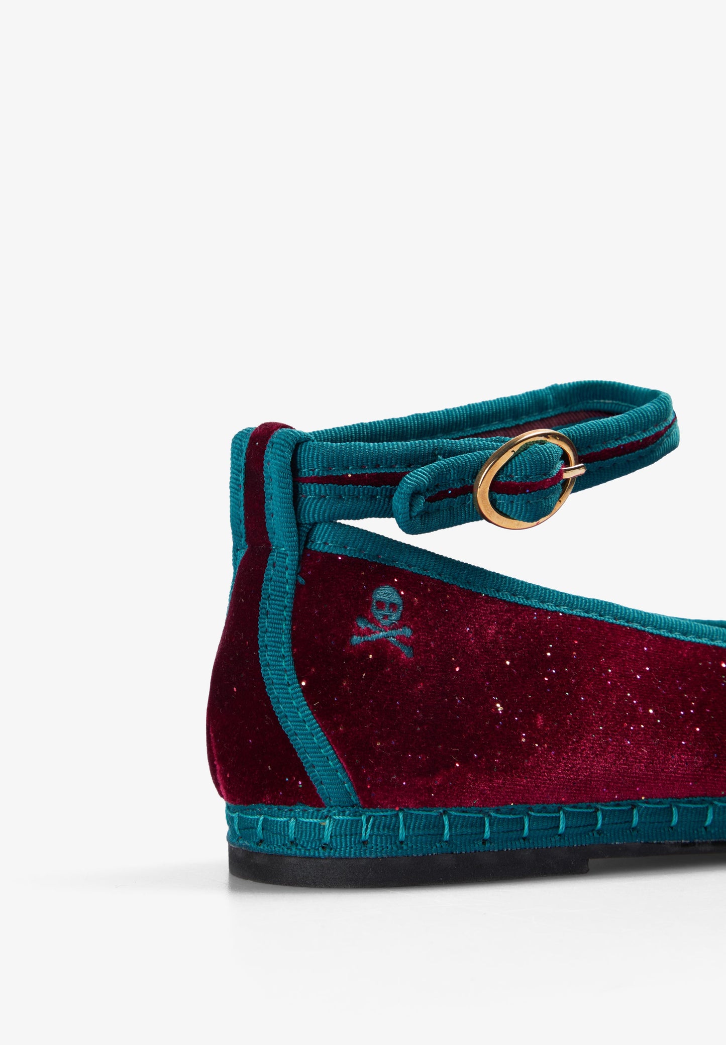 SCVELVET ANKLESTRAP V SLIPPER