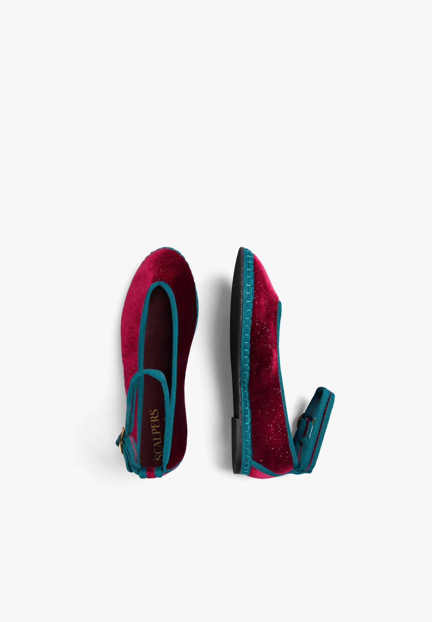 SCVELVET ANKLESTRAP V SLIPPER
