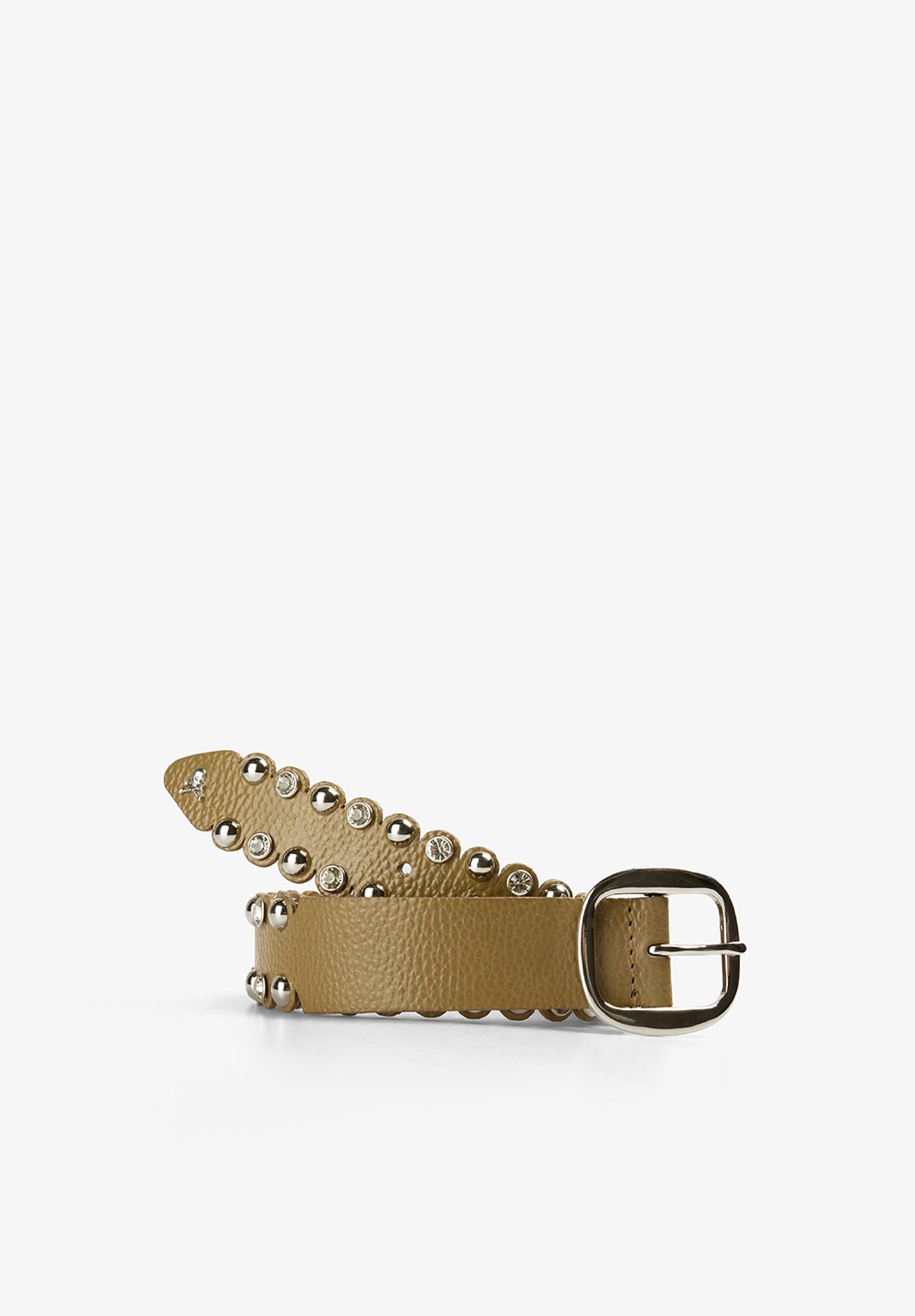 LEATHER BELT WITH STUDS