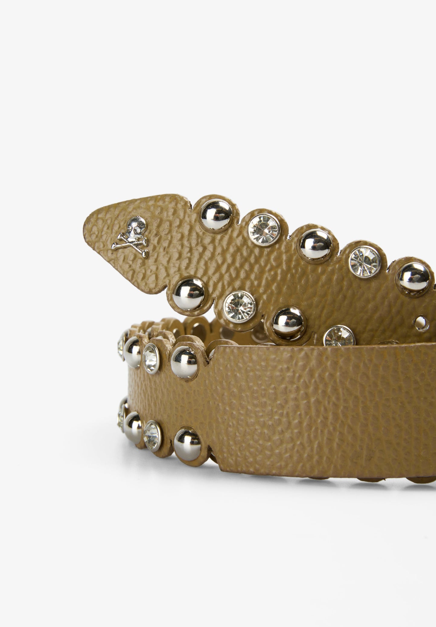 LEATHER BELT WITH STUDS