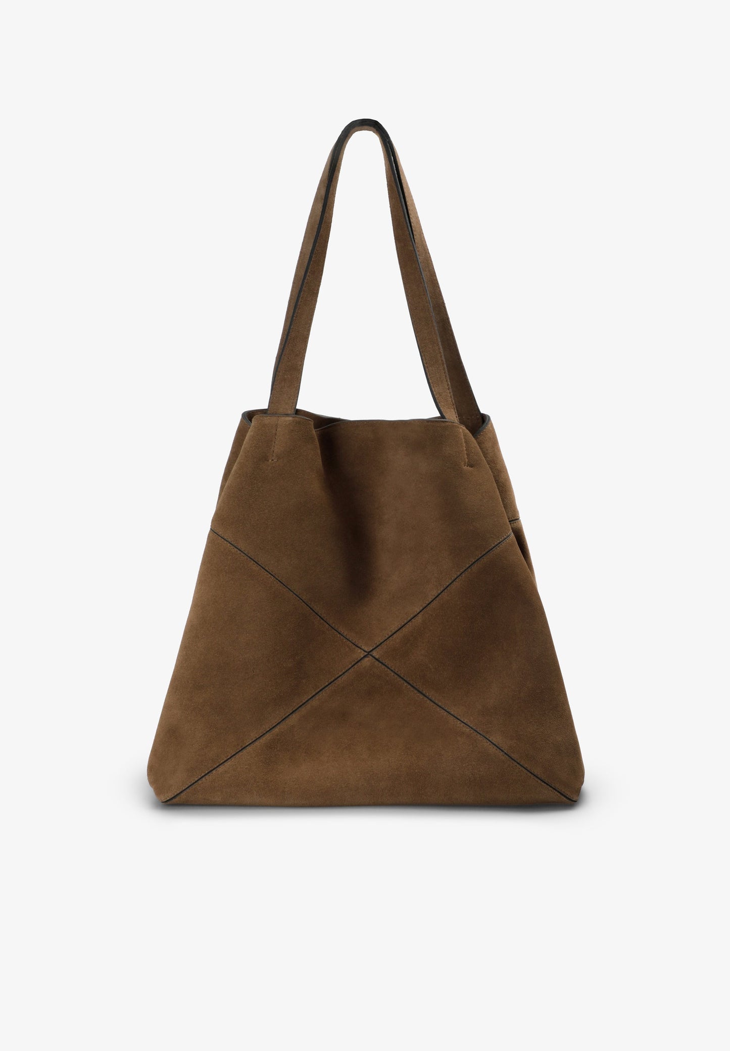 SPLIT SUEDE TOTE BAG