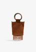 BAG WITH BEADED FRINGES