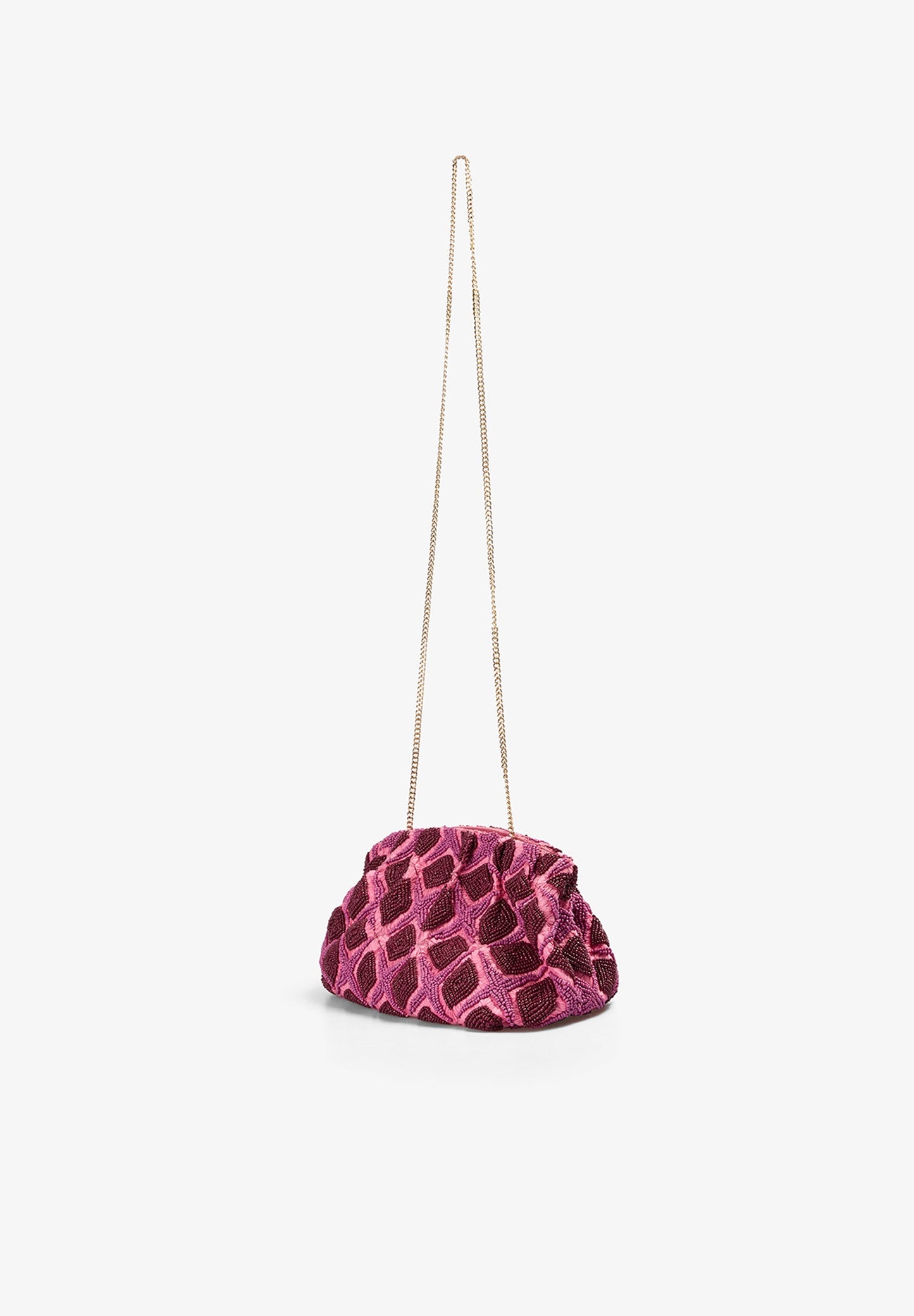 GEOMETRIC CLUTCH BAG