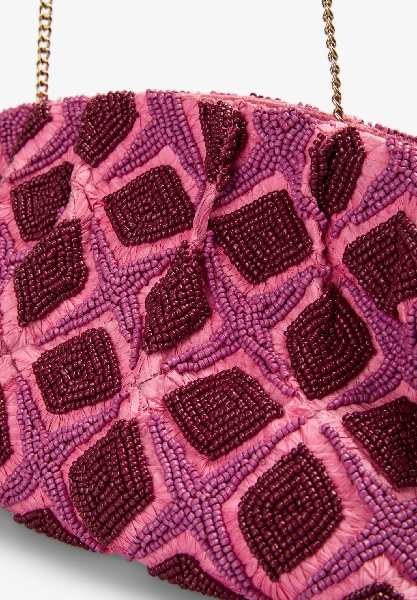 GEOMETRIC CLUTCH BAG