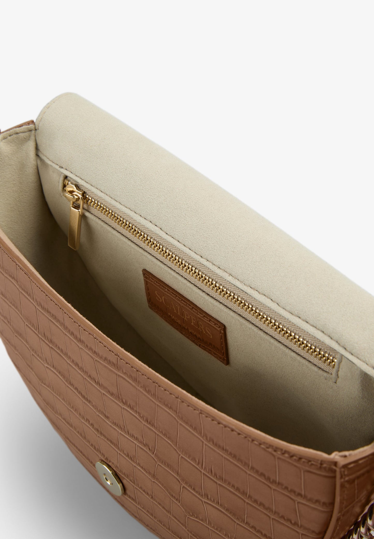 SAC BANDOULIÈRE CUIR RELIEF