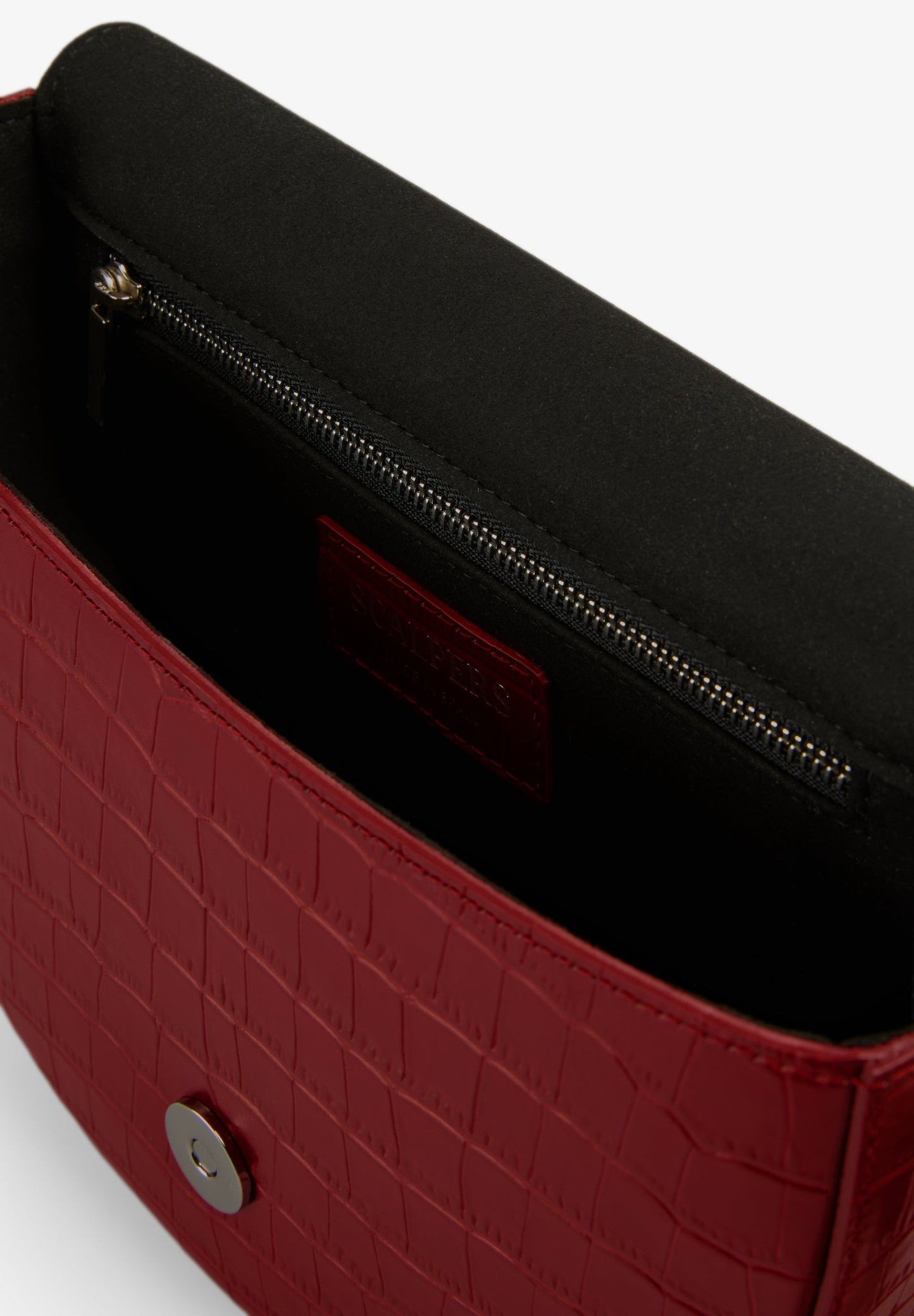 UMHÄNGETASCHE AUS LEDER MIT RELIEF