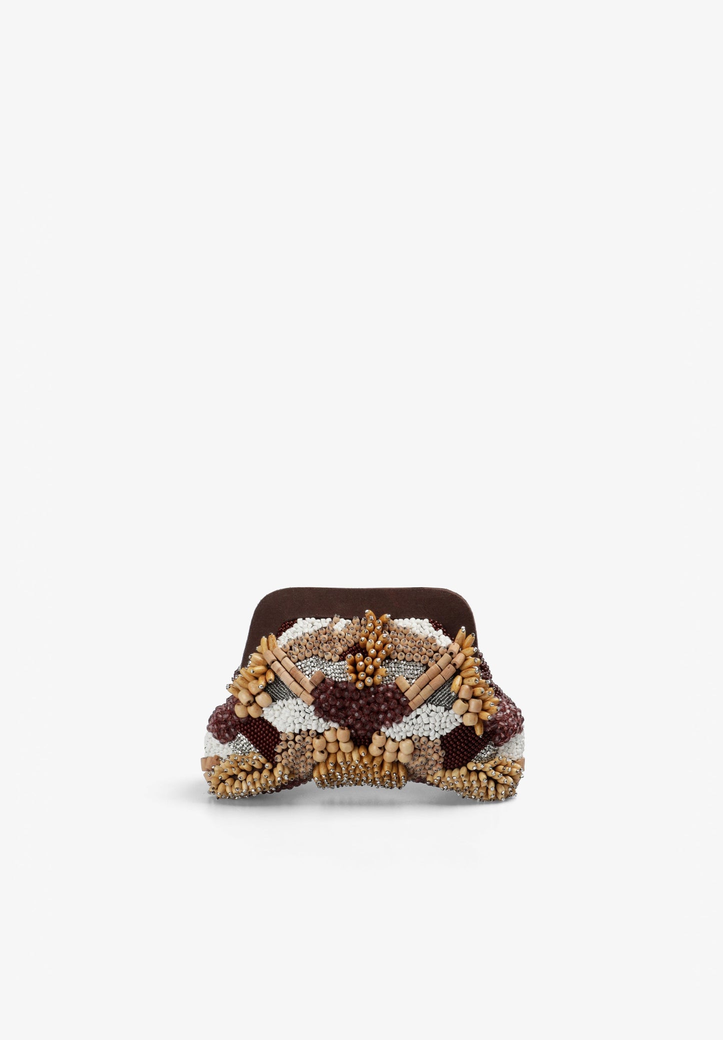 CLUTCH MIT HOLZPERLEN